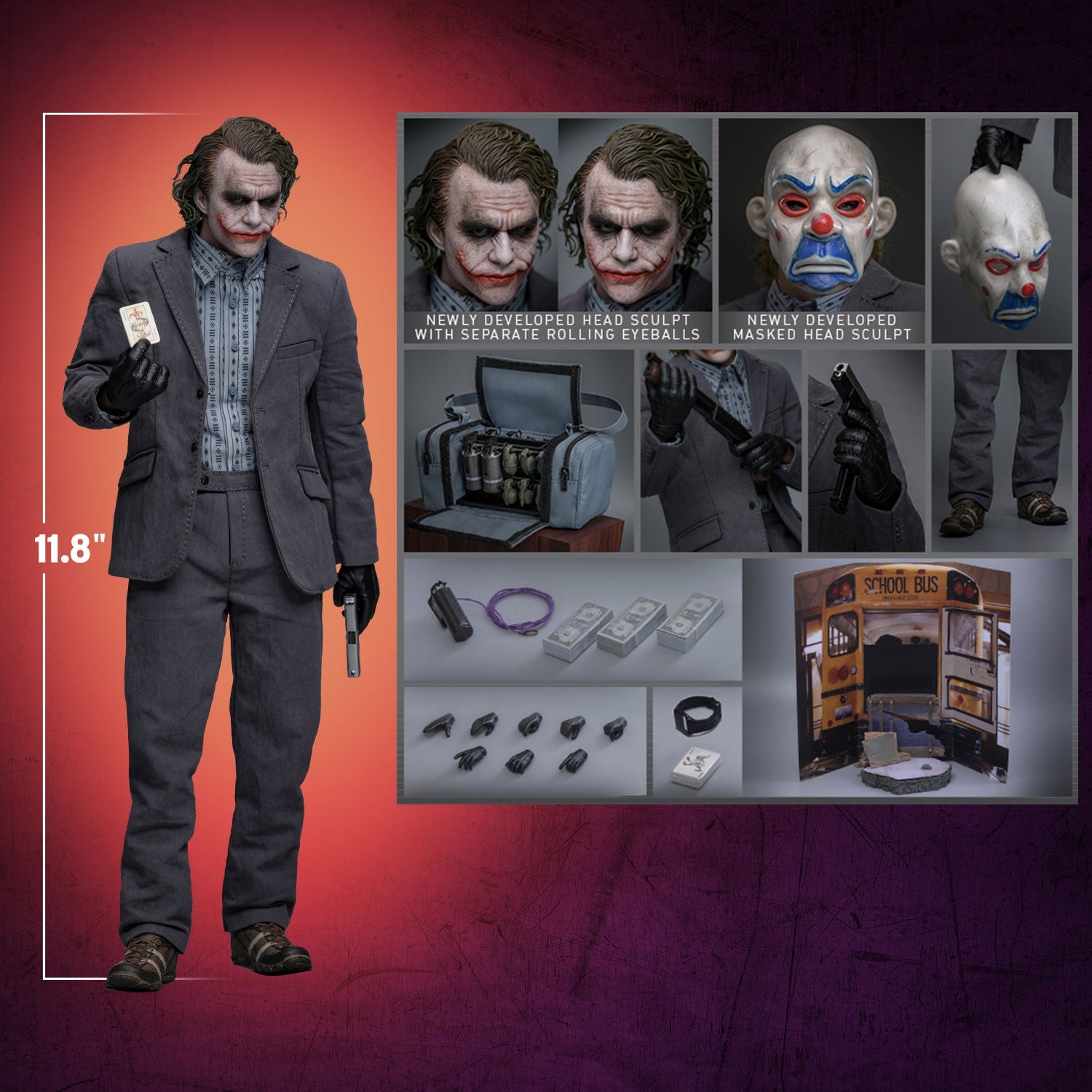 The Joker (Bank Robber Version) (Special Edition) by Hot Toys