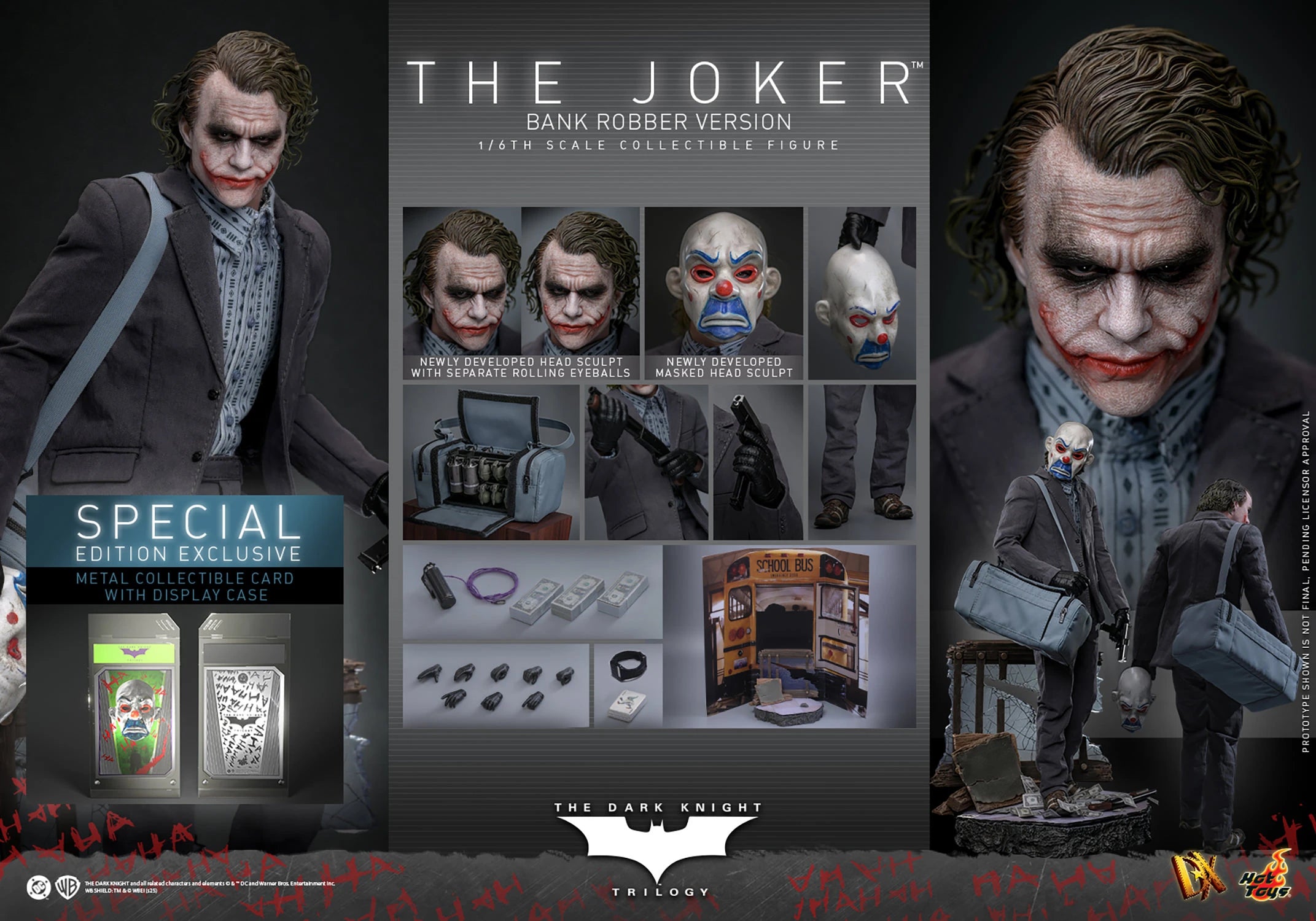 The Joker (Bank Robber Version) (Special Edition) by Hot Toys
