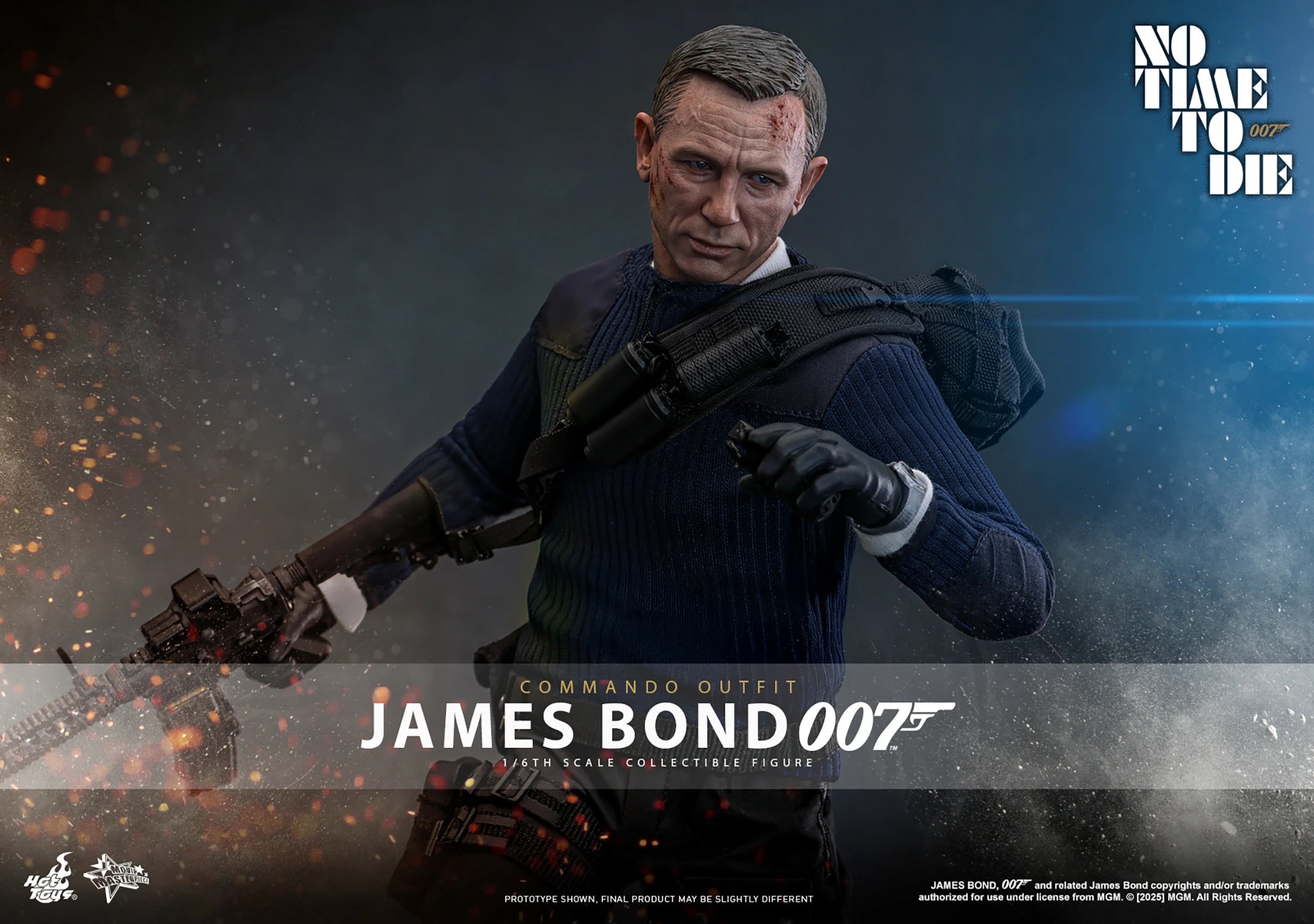 James Bond (Commando Outfit) Sixth Scale Figure by Hot Toys