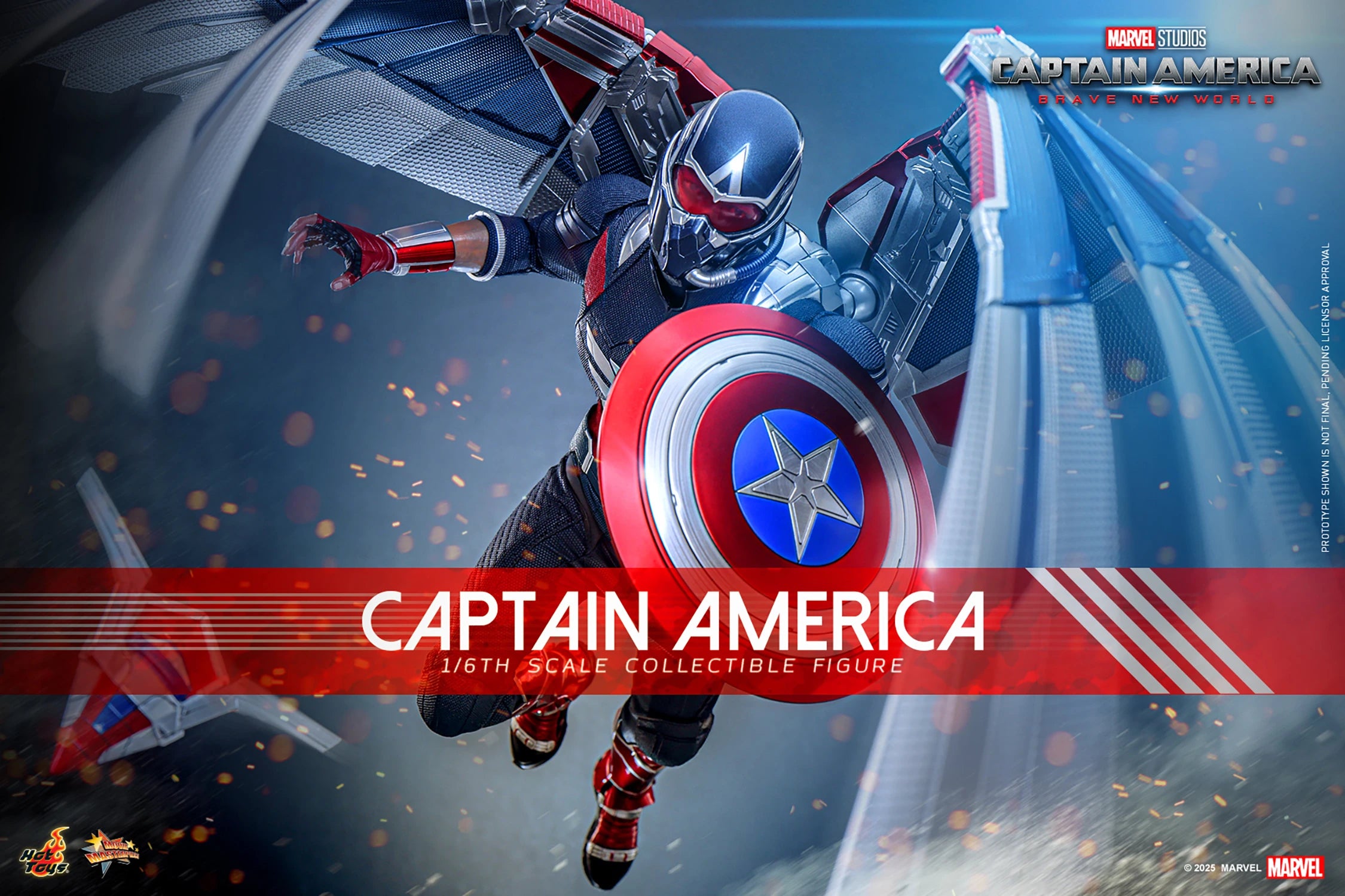 CAPTAIN AMERICA Sixth Scale Figure By Hot Toys