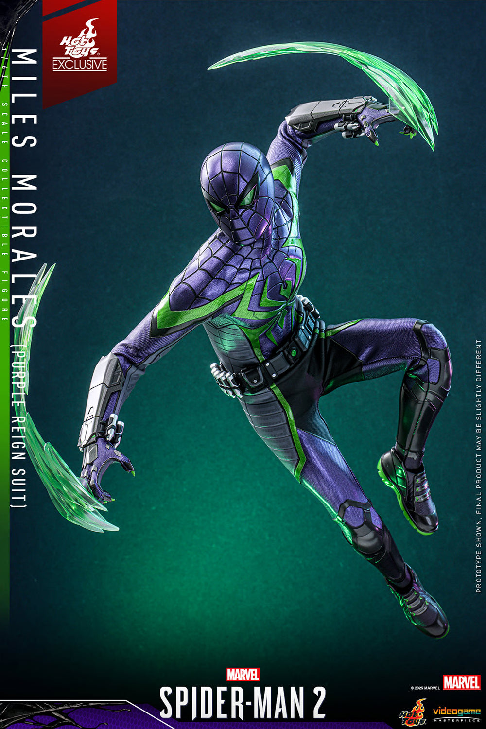 Miles Morales Purple Reign Suit Sixth Scale Figure by Hot Toys