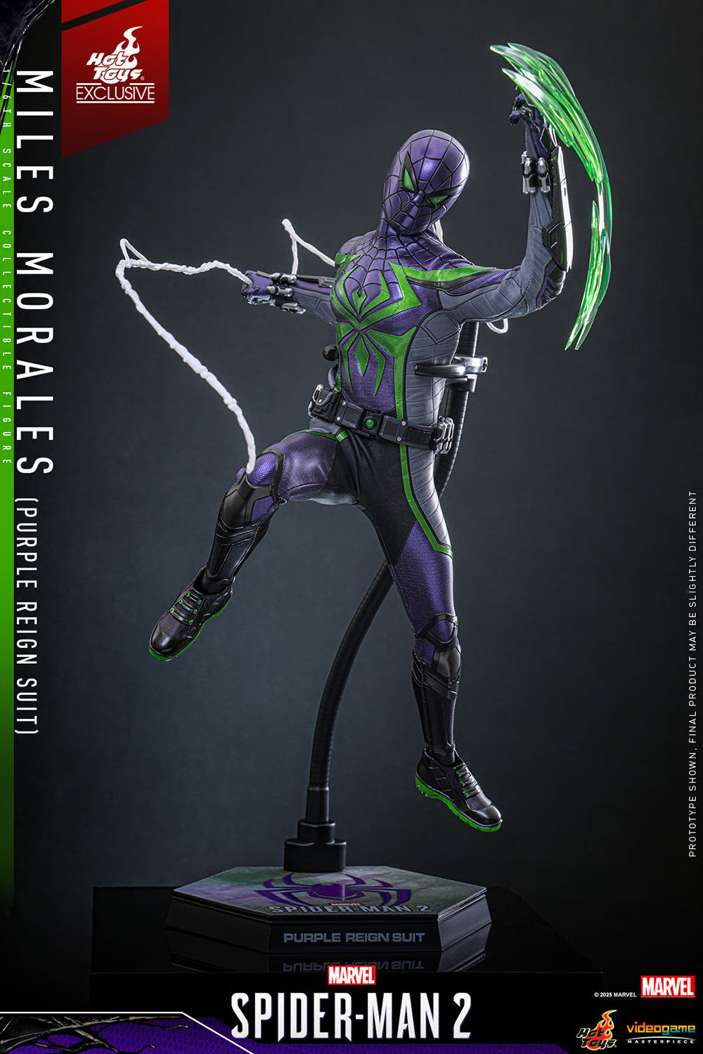 Miles Morales Purple Reign Suit Sixth Scale Figure by Hot Toys