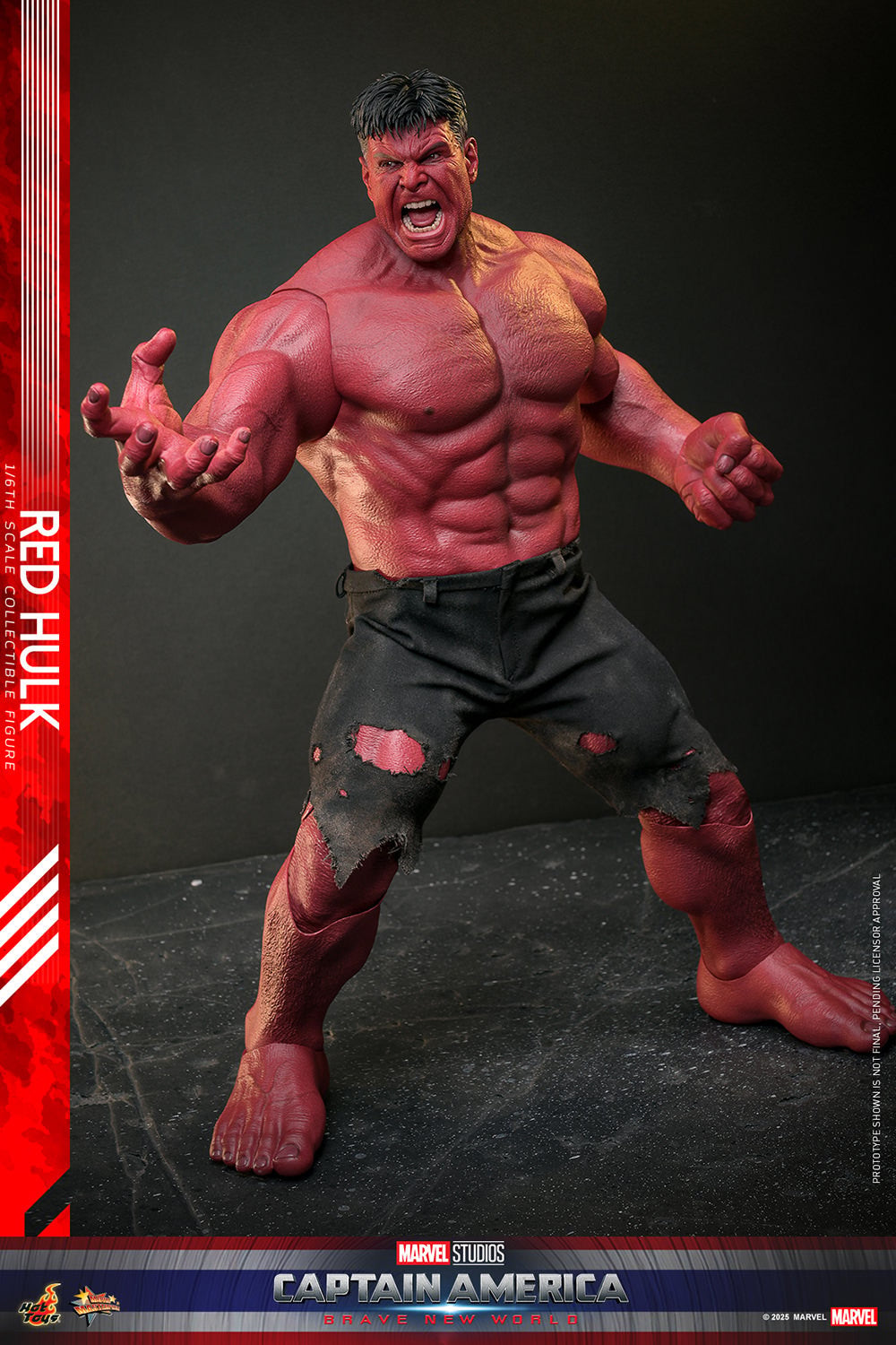 Red Hulk (Captain America: Brave New World) Sixth Scale Figure by Hot Toys