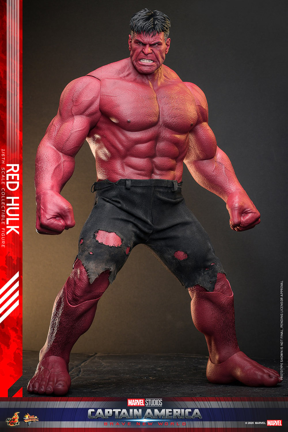 Red Hulk (Captain America: Brave New World) Sixth Scale Figure by Hot Toys