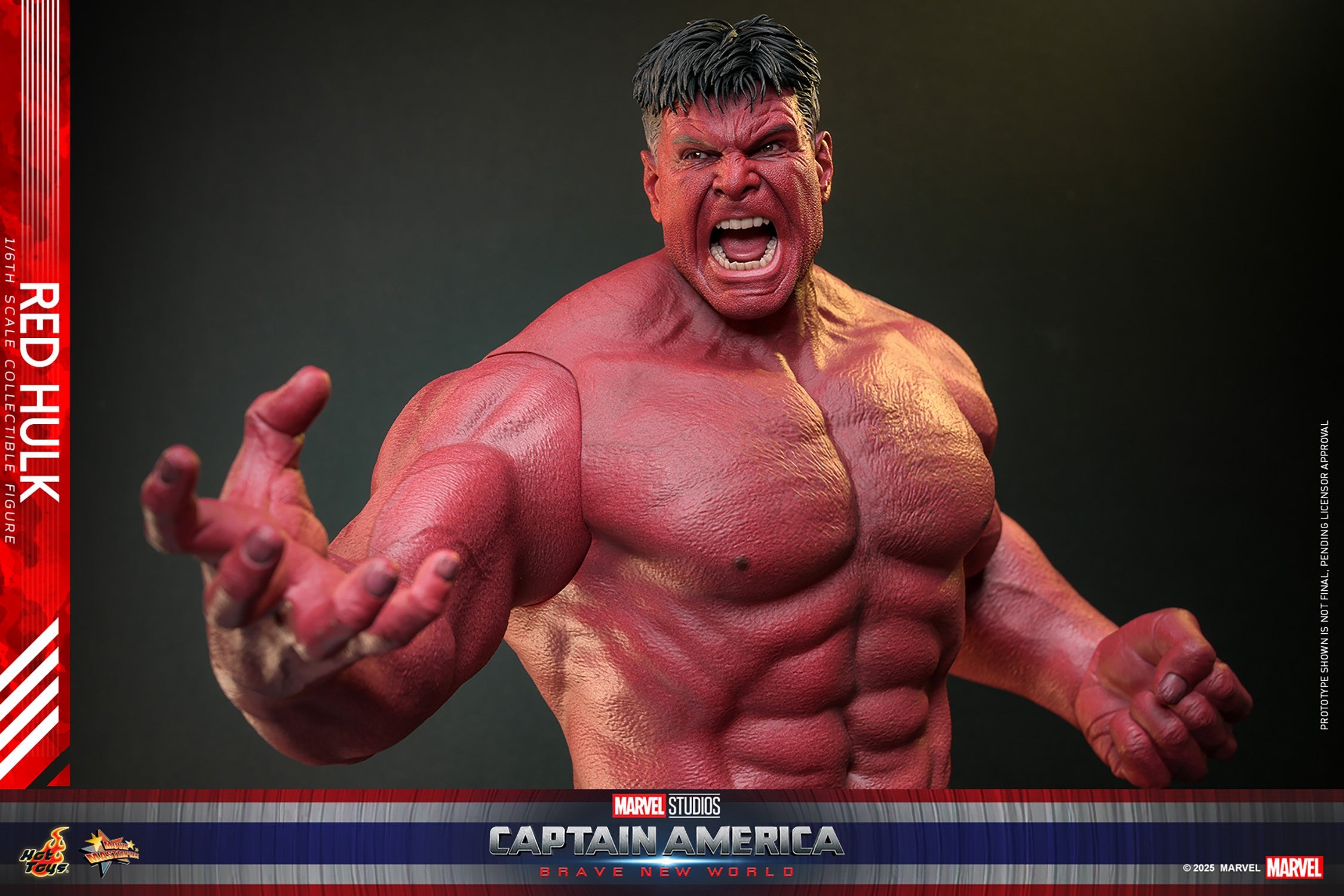 Red Hulk (Captain America: Brave New World) Sixth Scale Figure by Hot Toys
