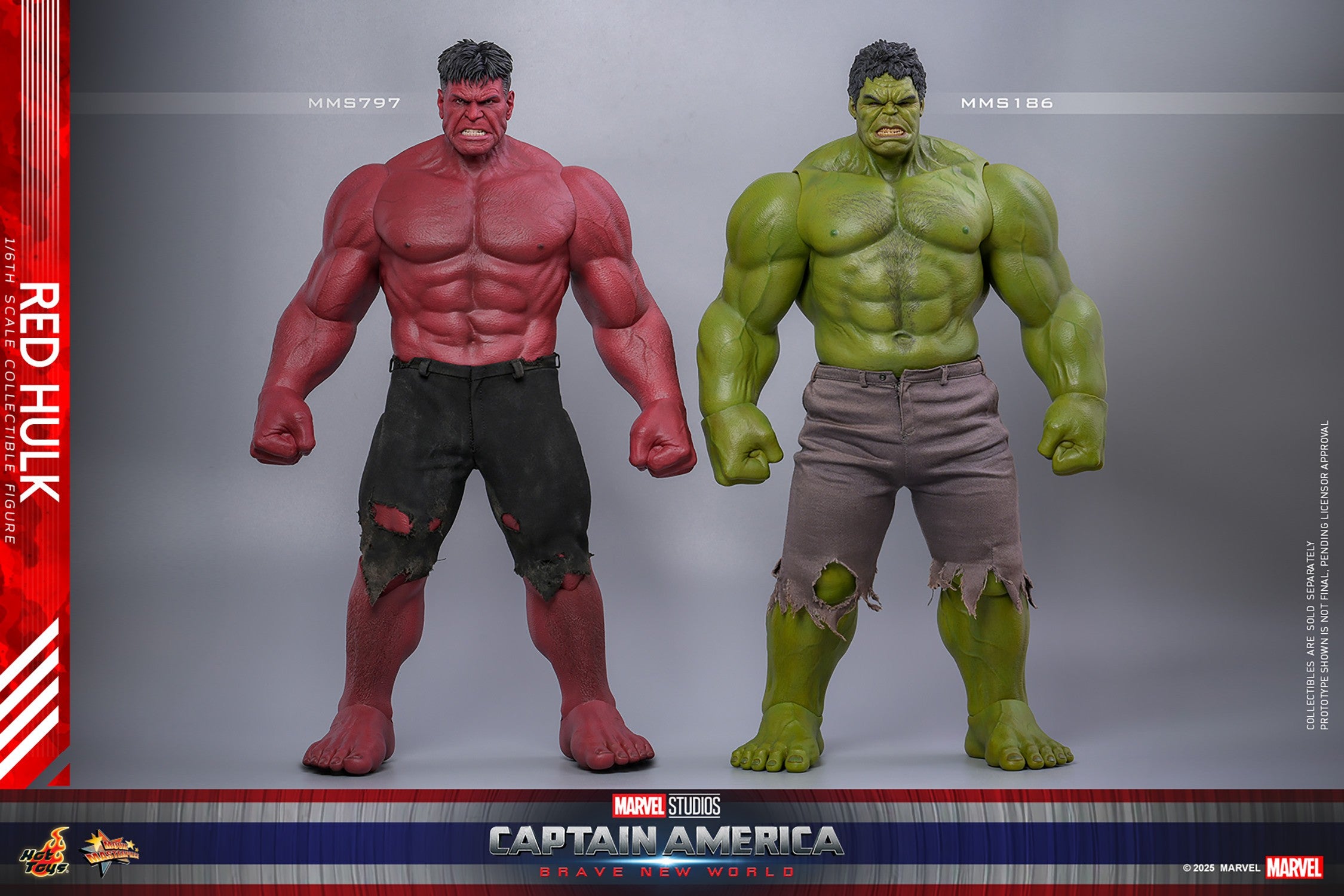 Red Hulk (Captain America: Brave New World) Sixth Scale Figure by Hot Toys