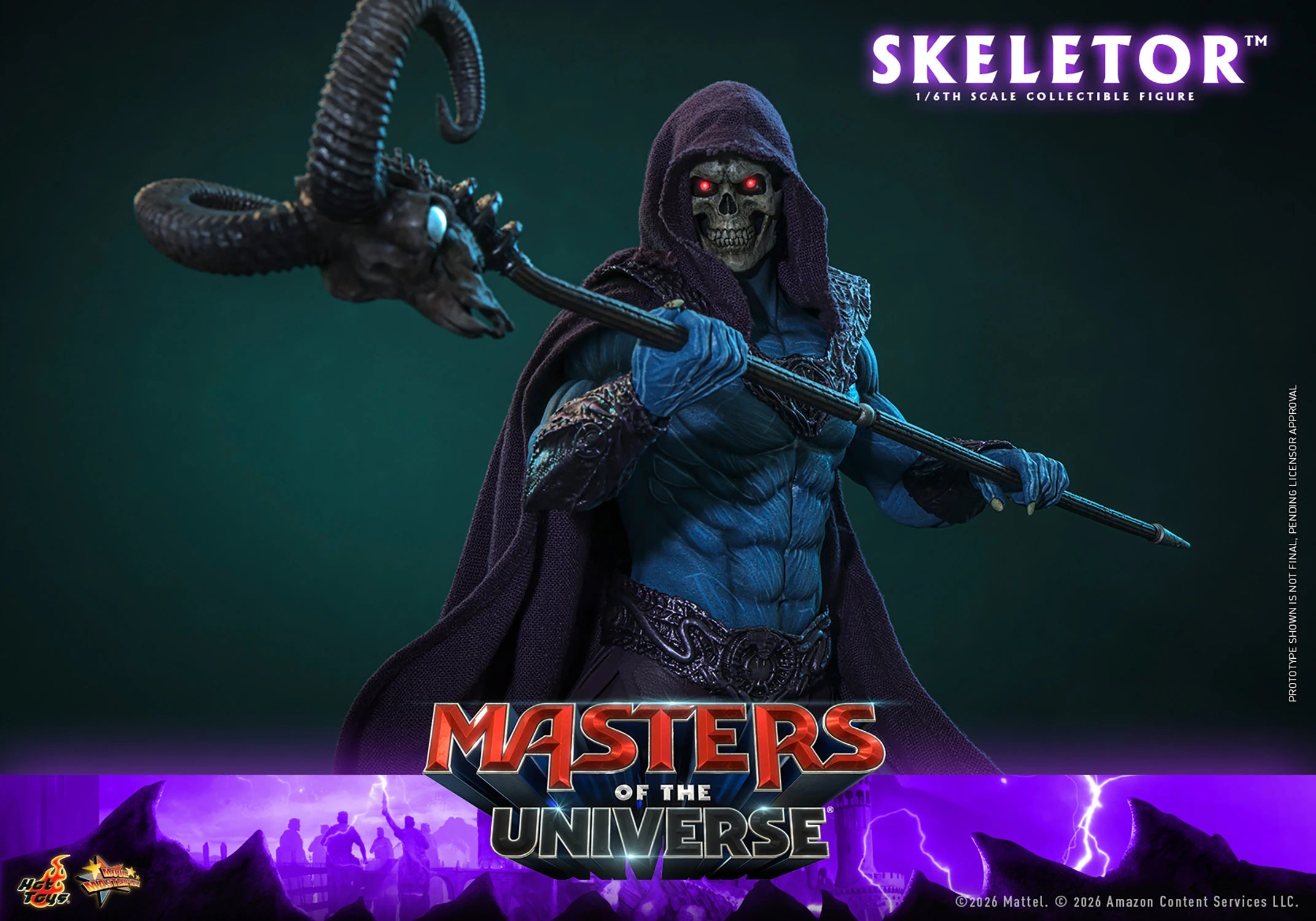 Skeletor Sixth Scale Collectible Figure By Hot Toys