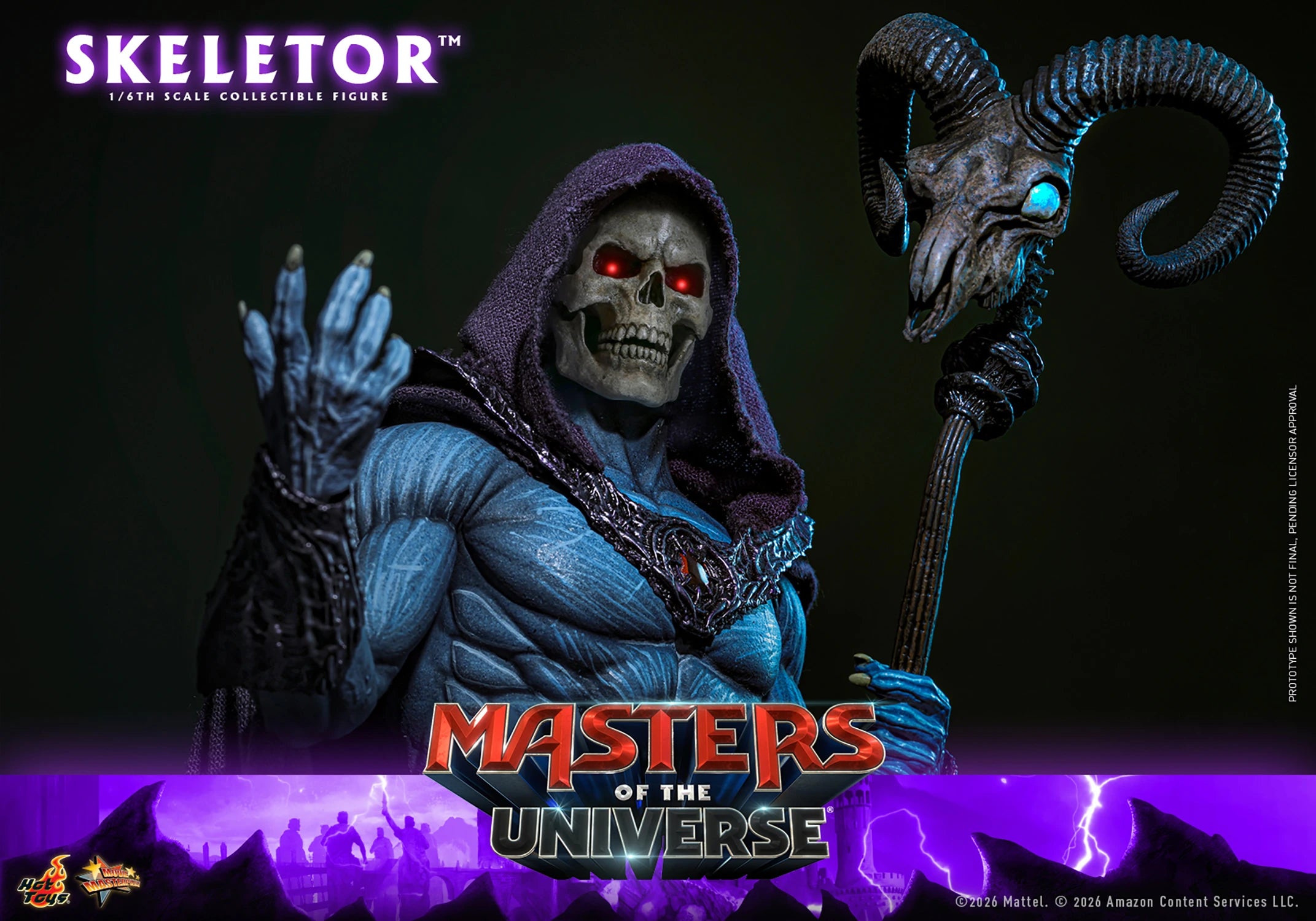 Skeletor Sixth Scale Collectible Figure By Hot Toys