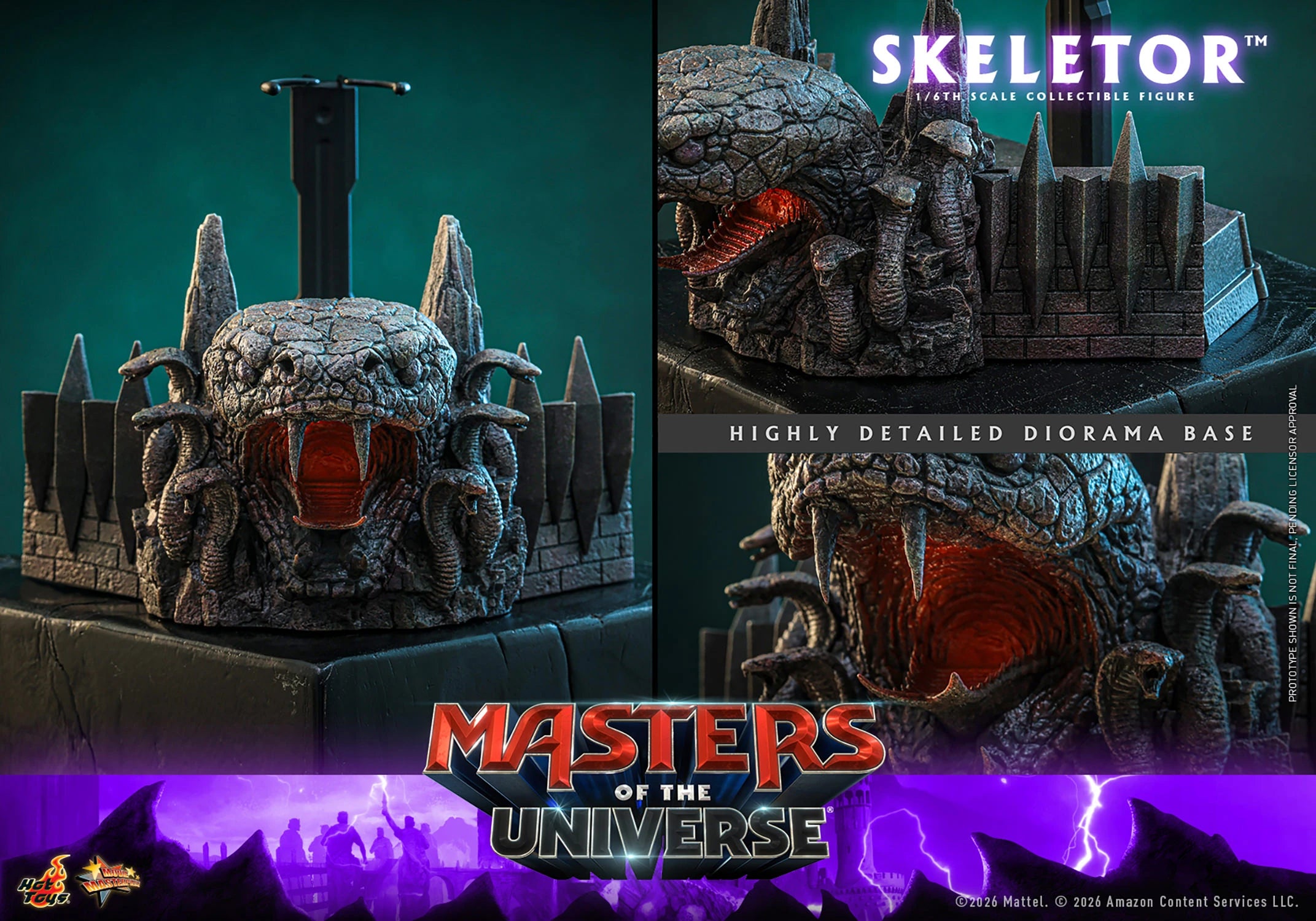 Skeletor Sixth Scale Collectible Figure By Hot Toys