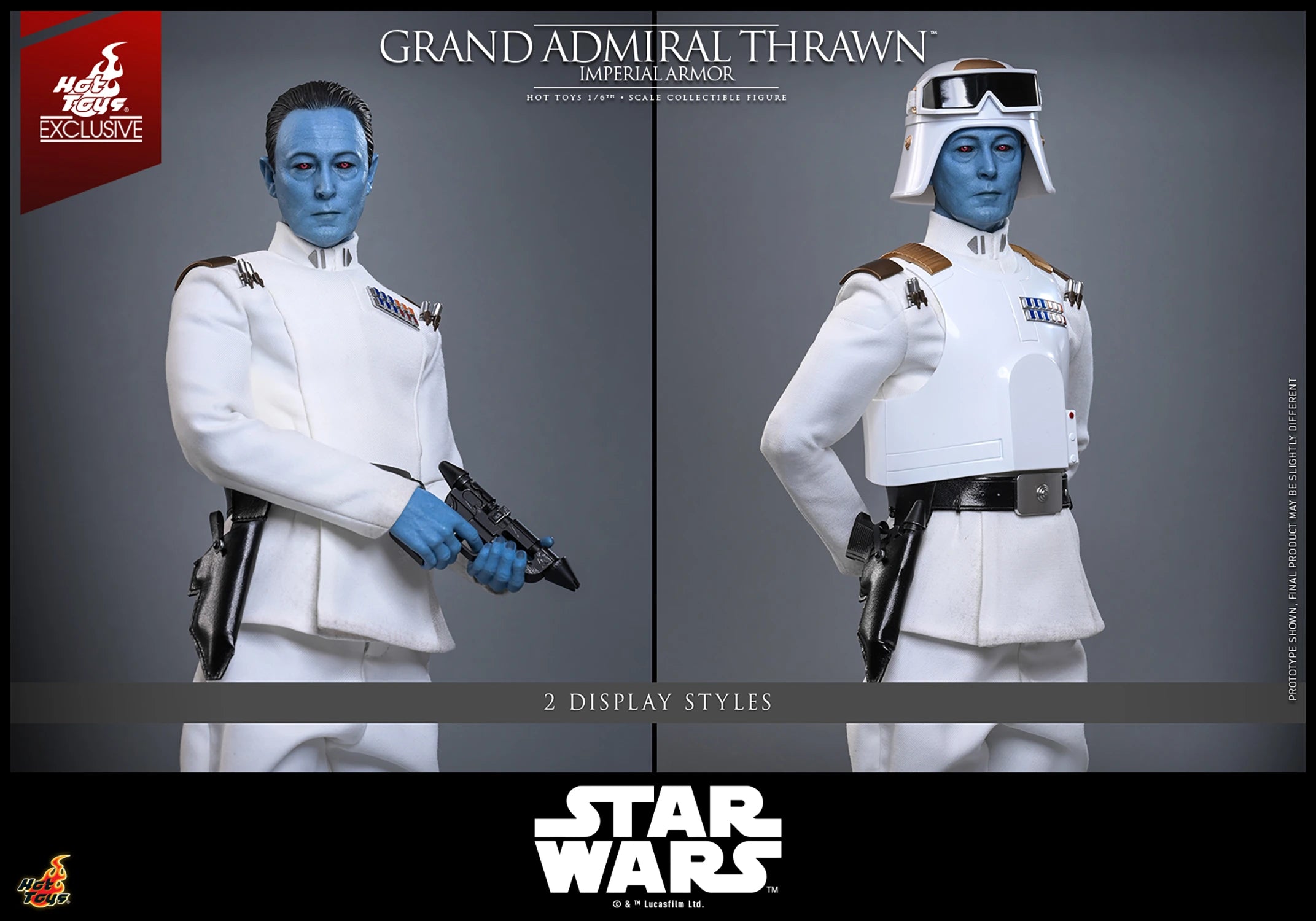 Grand Admiral Thrawn™ (Imperial Armor) Figure By Hot Toys
