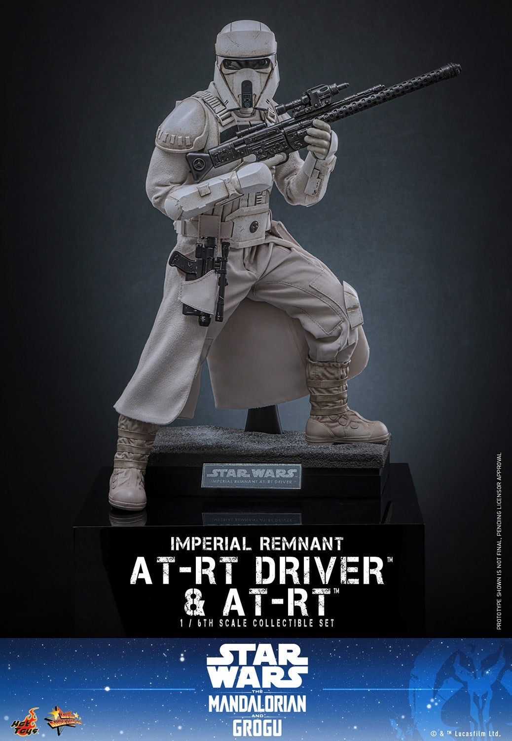 Star Wars Imperial Remnant AT-RT Driver & AT-RT Sixth Scale Figure by Hot Toys