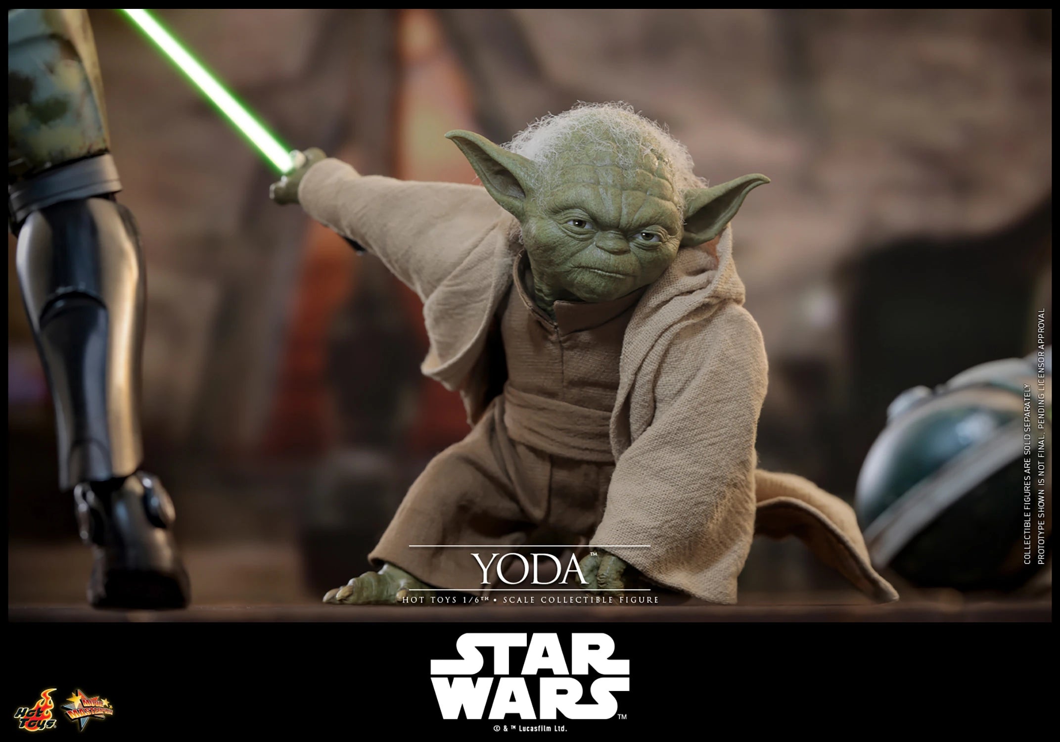 Yoda Sixth Scale Figure By Hot Toys