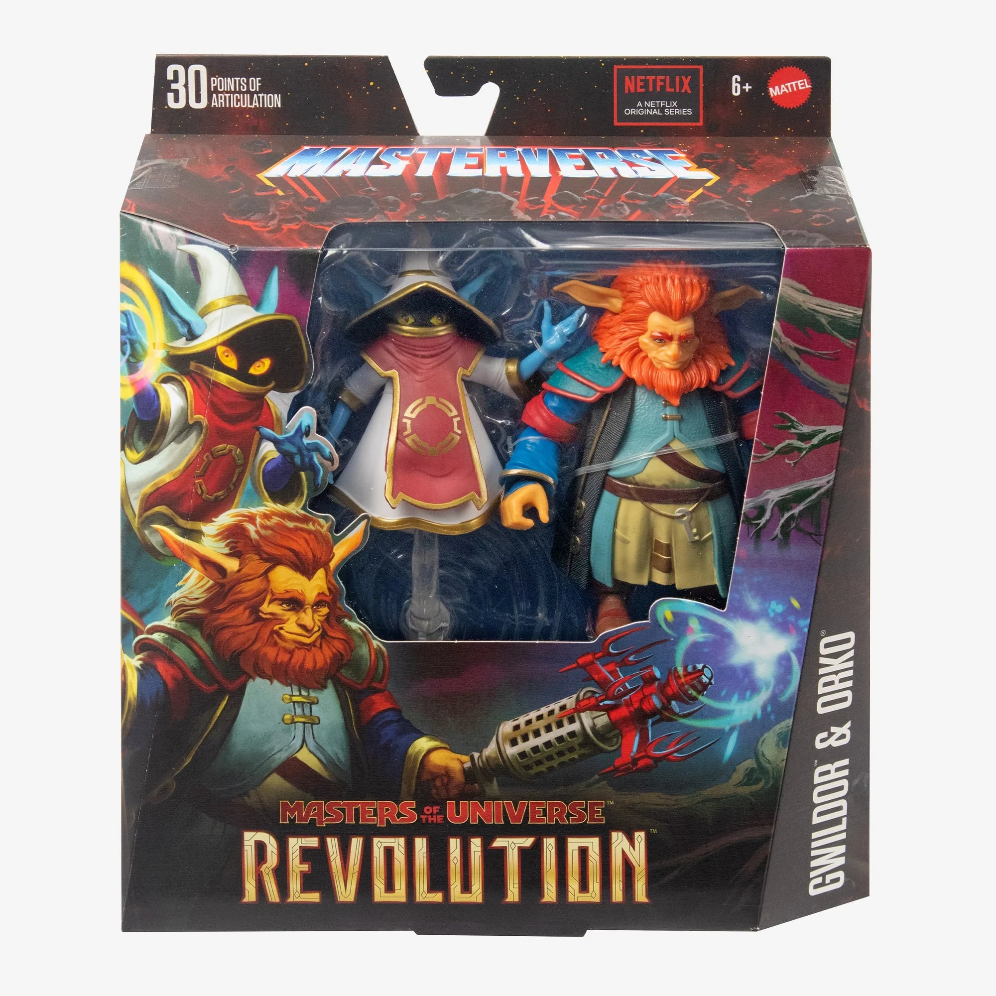 Masters of the Universe Masterverse Revolution Gwildor & Orko Action Figures