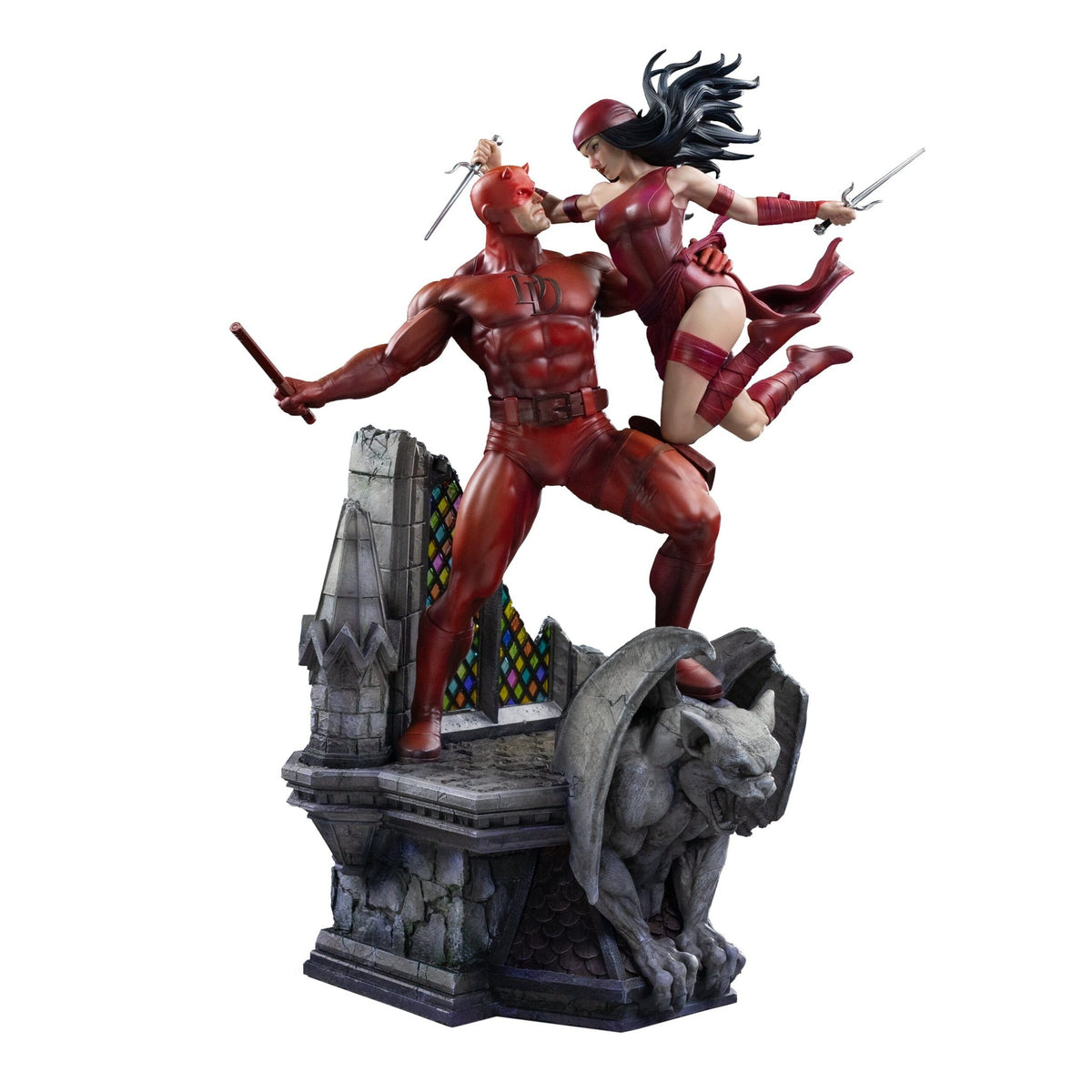 Daredevil and Elektra - Marvel Comics 1/6 Diorama by Iron Studios