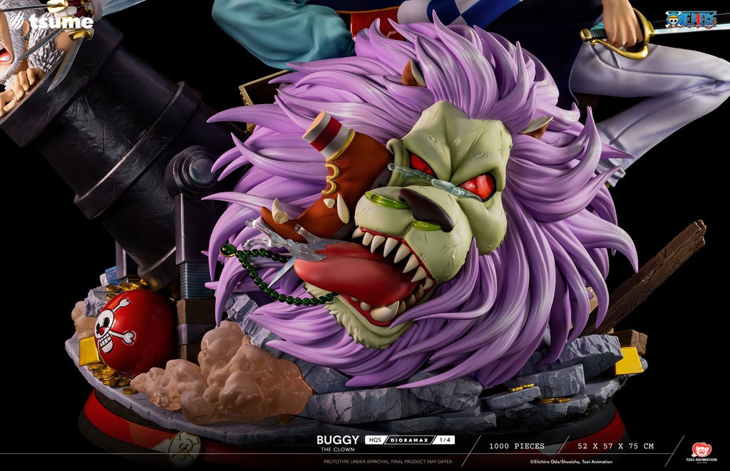 One Piece HQS Dioramax Buggy the Clown Statue BY tsume
