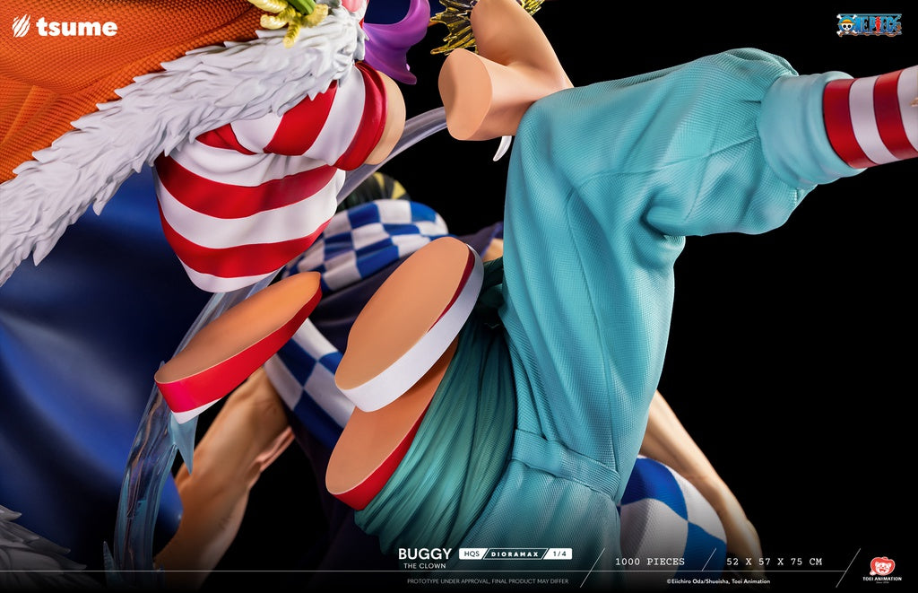 One Piece HQS Dioramax Buggy the Clown Statue BY tsume