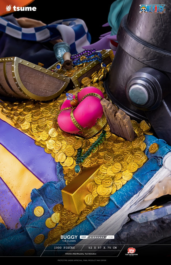 One Piece HQS Dioramax Buggy the Clown Statue BY tsume