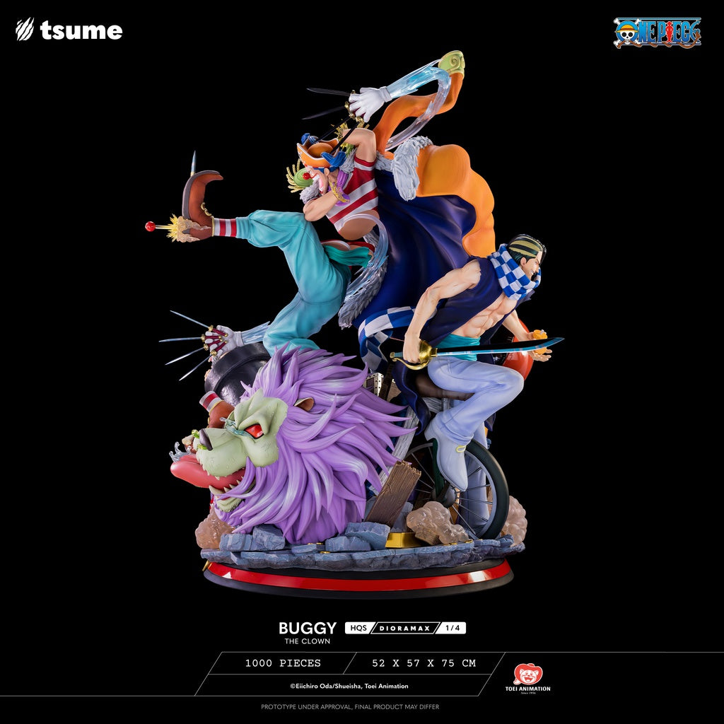 One Piece HQS Dioramax Buggy the Clown Statue BY tsume