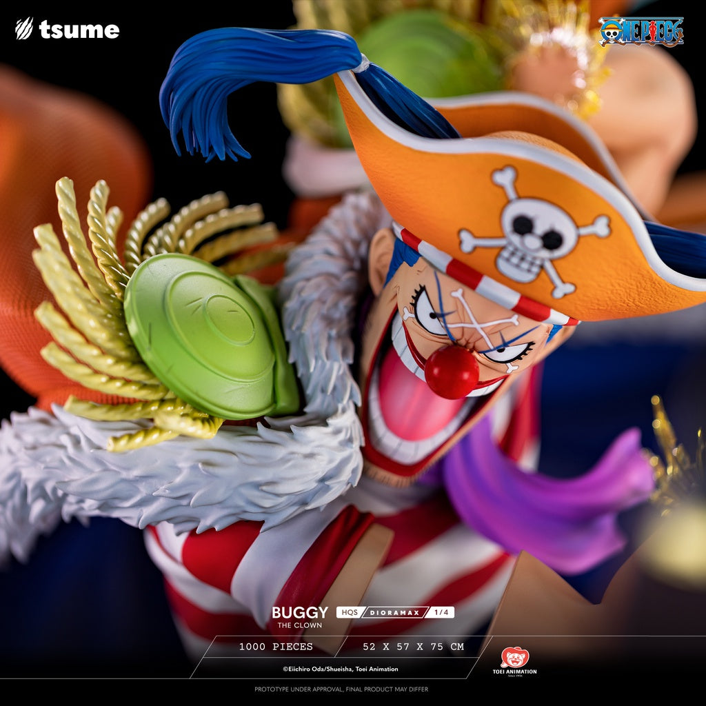 One Piece HQS Dioramax Buggy the Clown Statue BY tsume