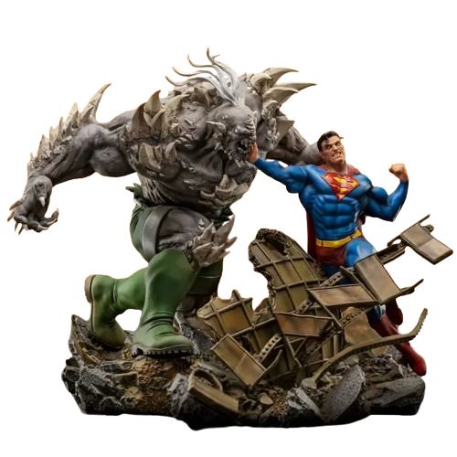 SUPERMAN VS DOOMSDAY 1:10 Scale Statue by Iron Studios CCXP Exclusive