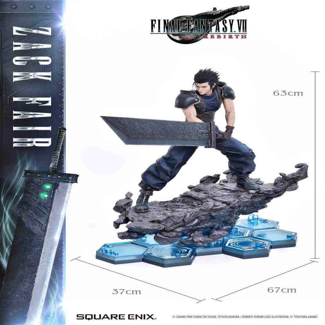 FINAL FANTASY VII REBIRTH 1/4 Scale Zack Fair Deluxe Version Statue By Prime1 Studios