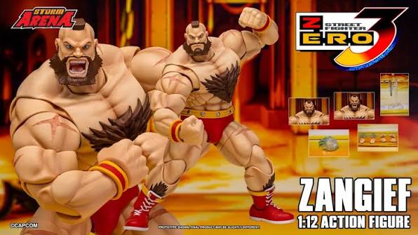 Street Fighter Zero 3 Zangief 1/12 Scale Figure