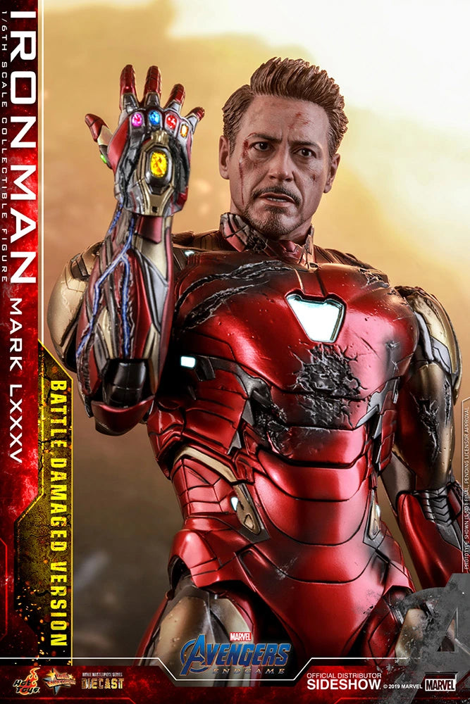 IRON MAN MARK LXXXV (BATTLE DAMAGED VERSION) Sixth Scale Figure By Hot Toys