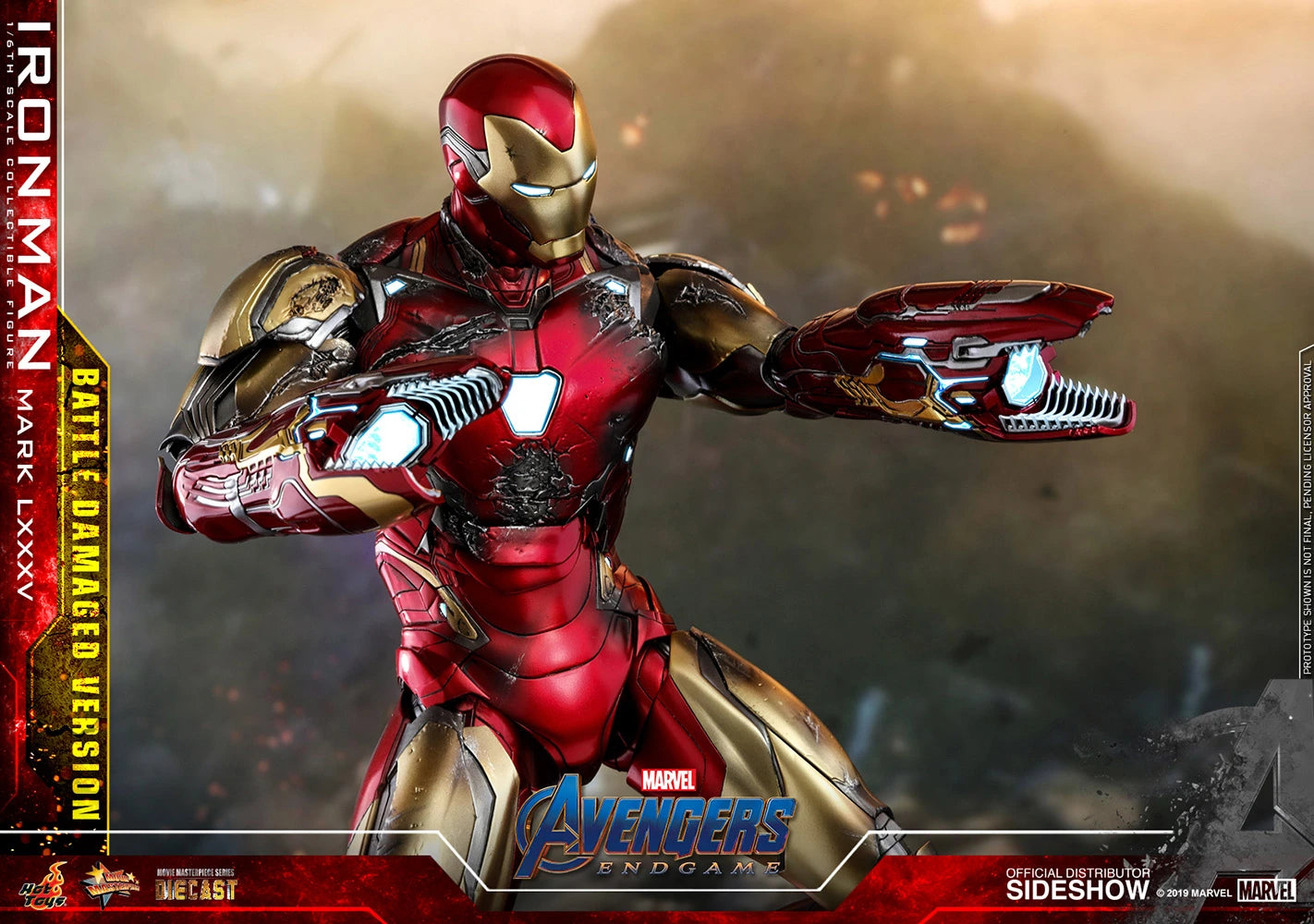 IRON MAN MARK LXXXV (BATTLE DAMAGED VERSION) Sixth Scale Figure By Hot Toys