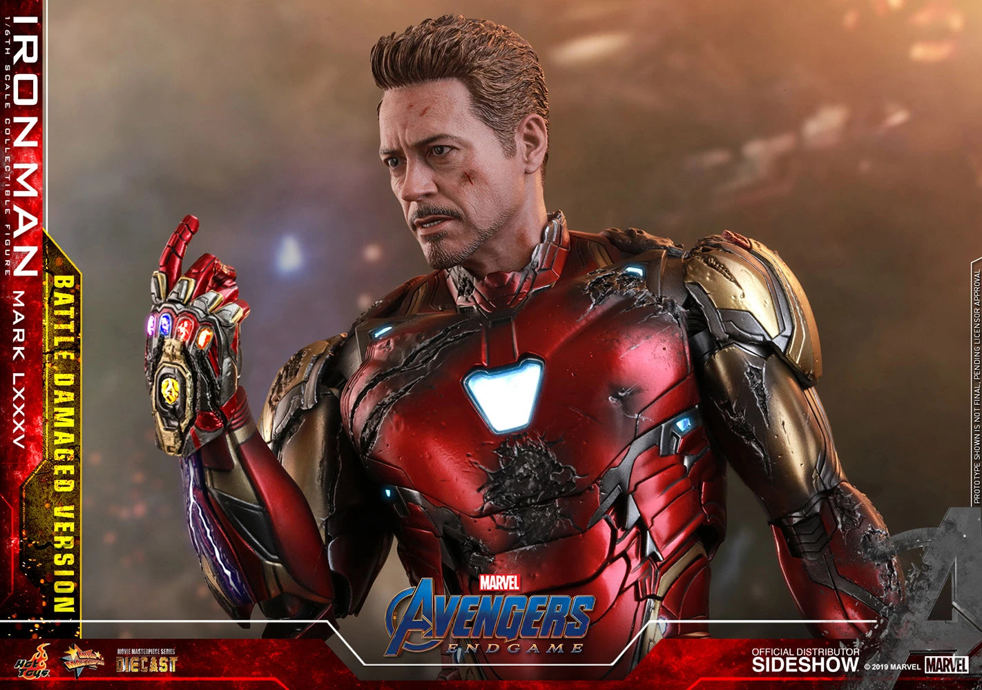 IRON MAN MARK LXXXV (BATTLE DAMAGED VERSION) Sixth Scale Figure By Hot Toys
