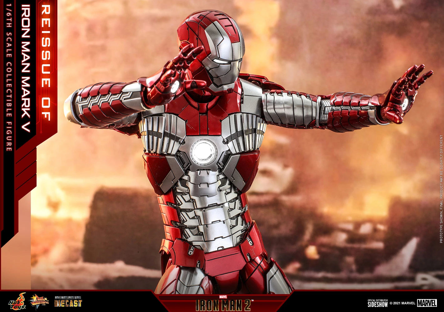 IRON MAN MARK V Sixth Scale Figure By Hot Toys