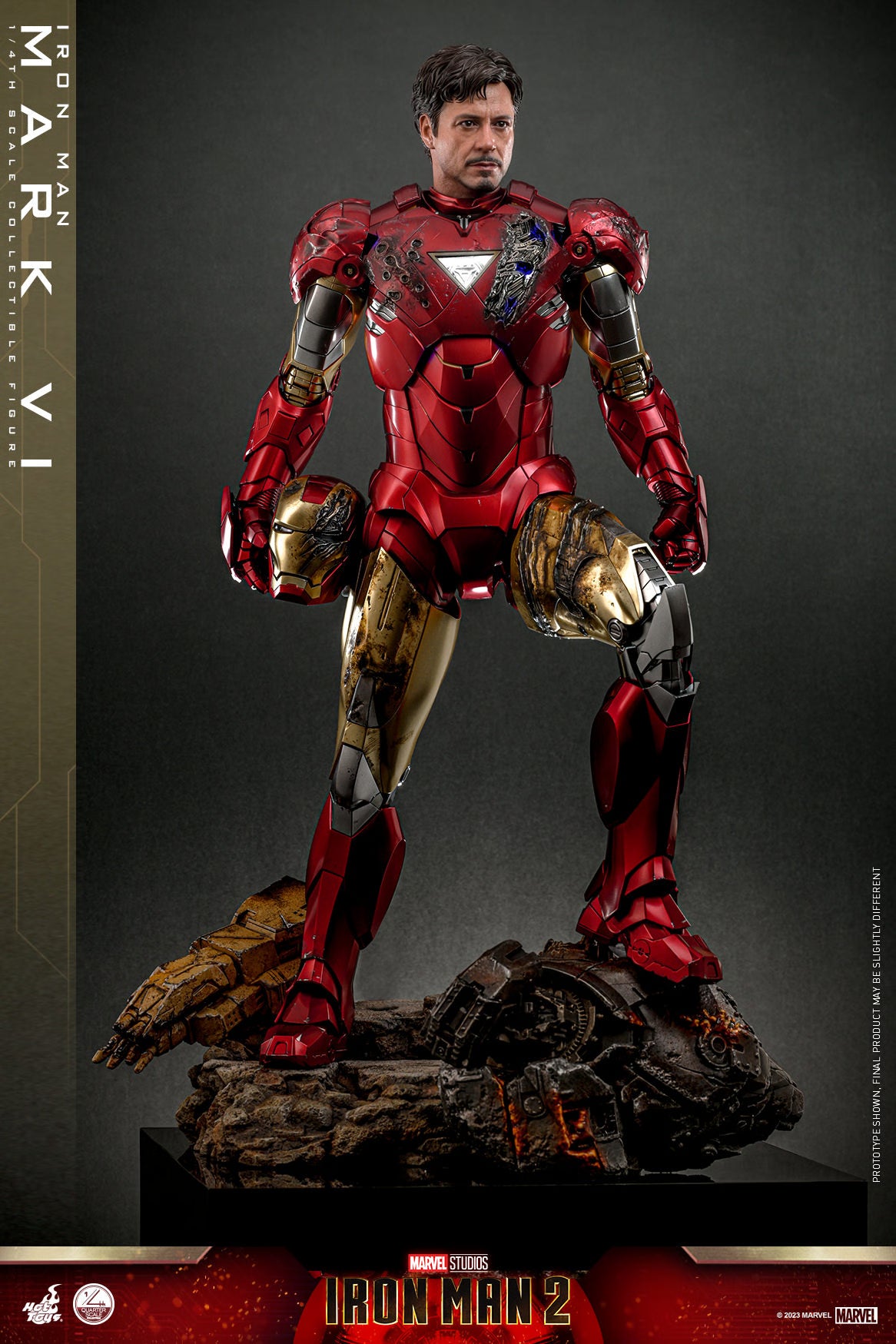 Iron Man Mark VI Quarter Scale Figure By Hot Toys