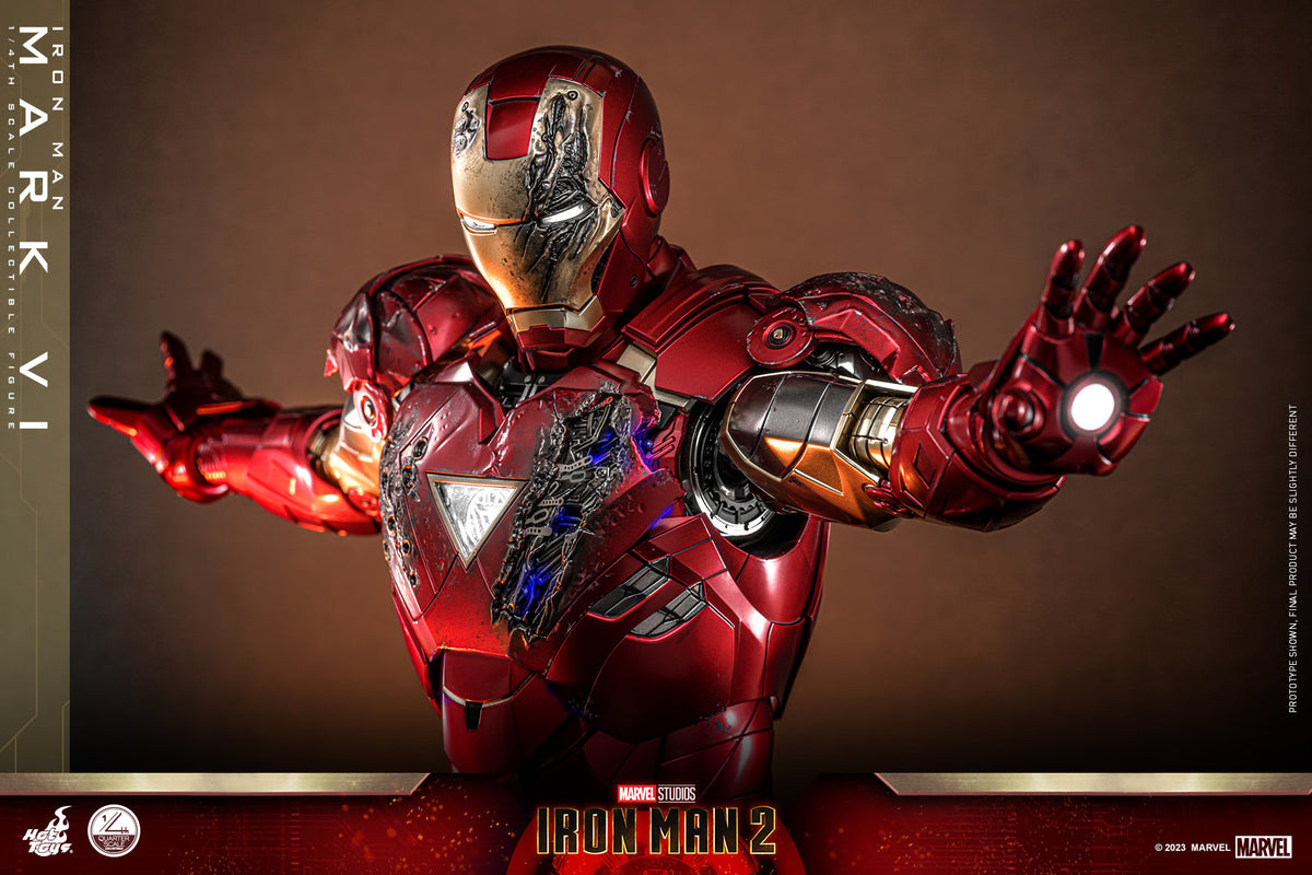 Iron Man Mark VI Quarter Scale Figure By Hot Toys