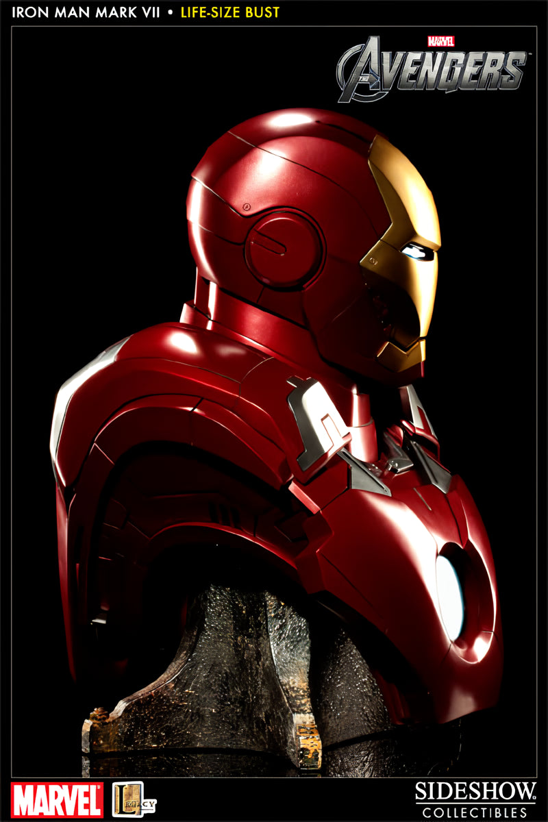 Iron Man Mark VII Life-Size Bust by Sideshow Collectibles