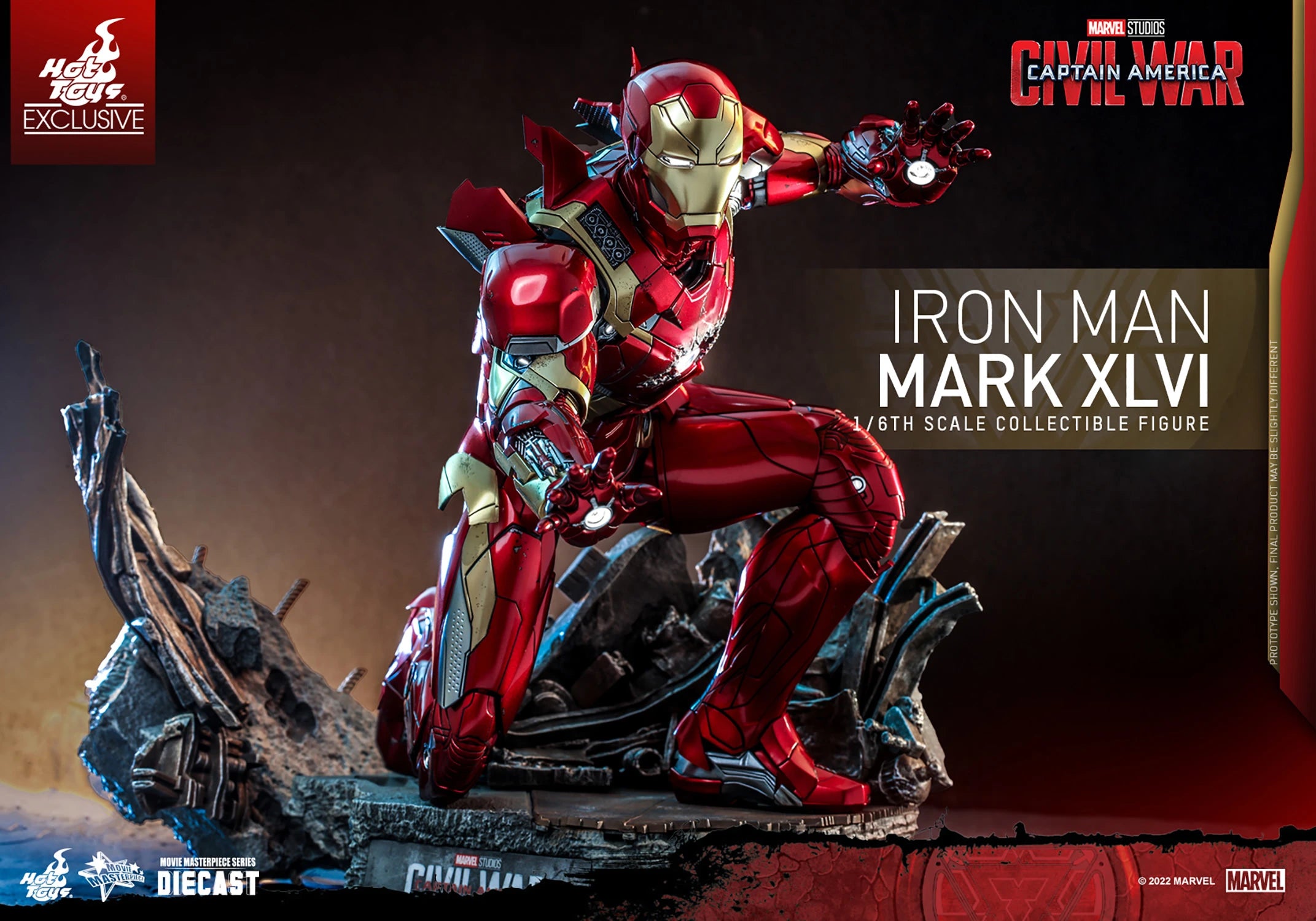 IRON MAN MARK XLVI Sixth Scale Figure By Hot Toys