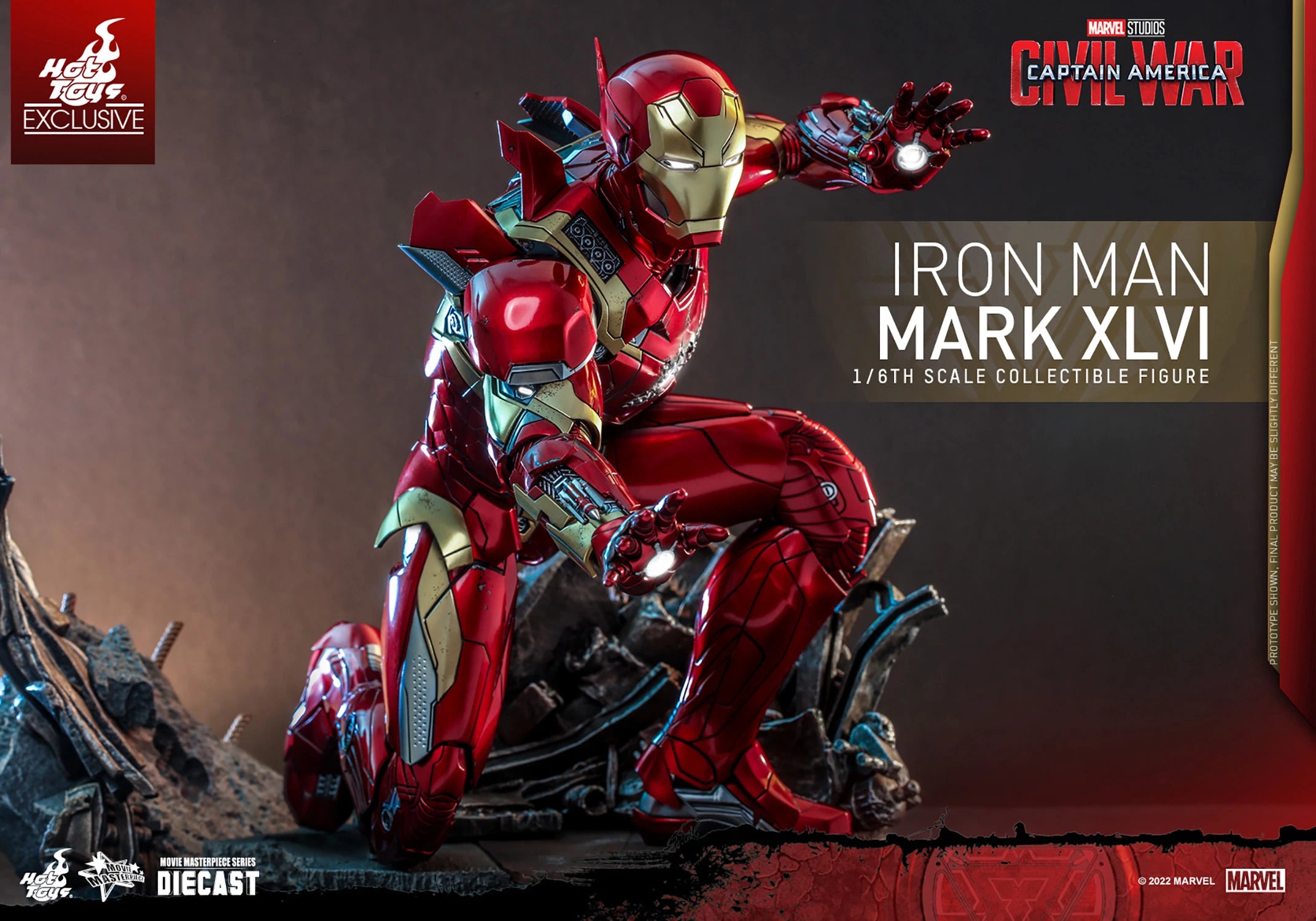 IRON MAN MARK XLVI Sixth Scale Figure By Hot Toys