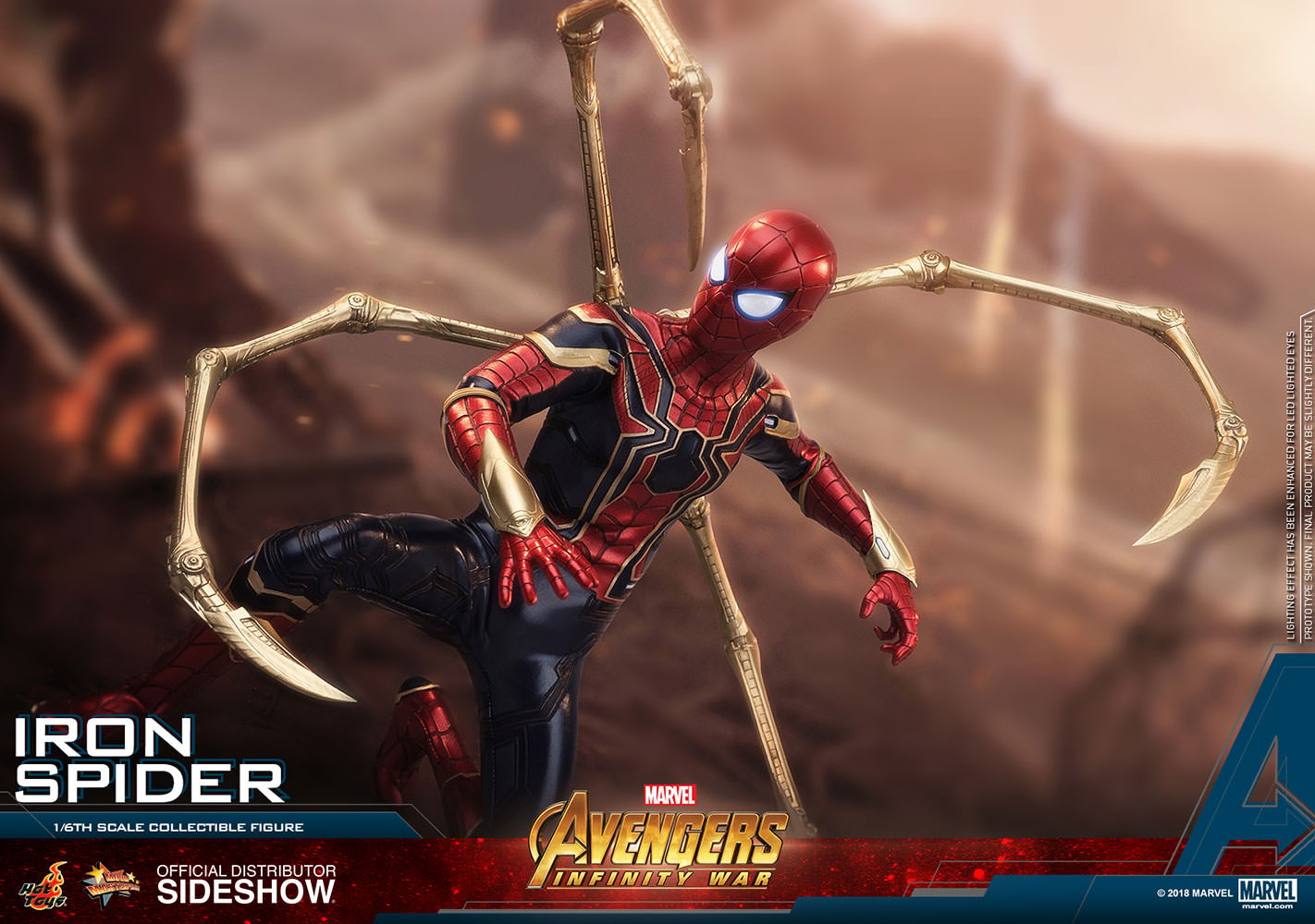 IRON SPIDER (Avengers: Infinity War) Sixth Scale Figure by Hot Toys