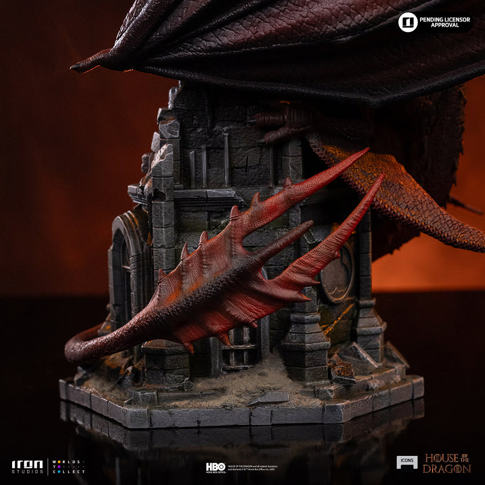 Caraxes Statue Icons House of the Dragon by Iron Studios