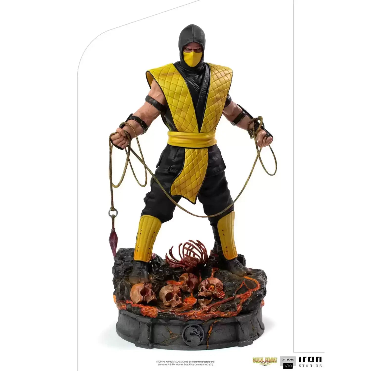 Mortal Kombat Scorpion Art Scale Statue By Iron Studios