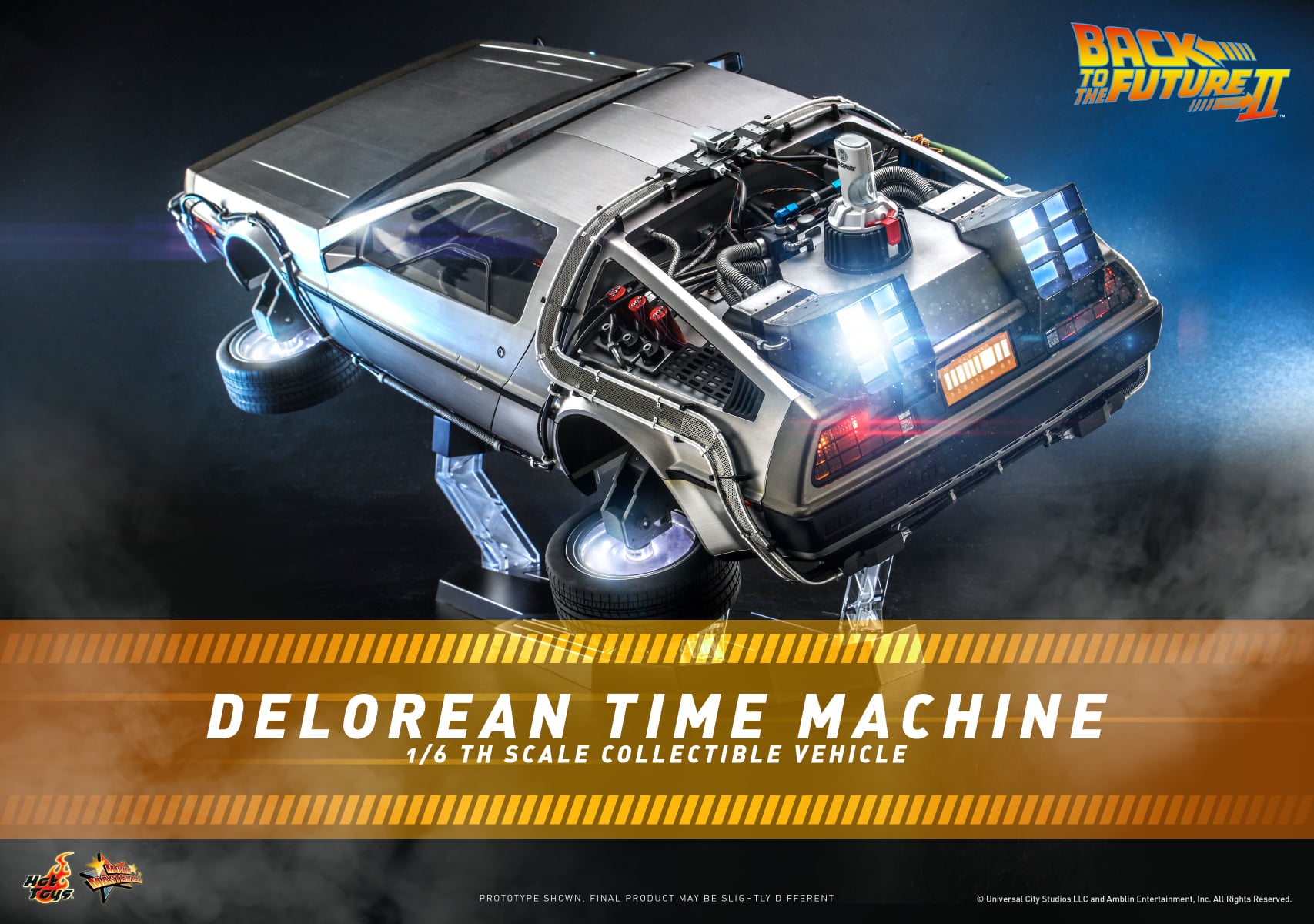 DELOREAN TIME MACHINE by Hot Toys