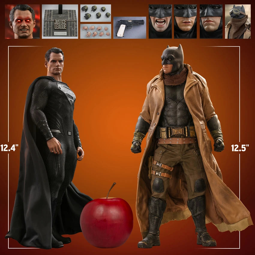 KNIGHTMARE BATMAN AND SUPERMAN Sixth Scale Figure Set By Hot Toys