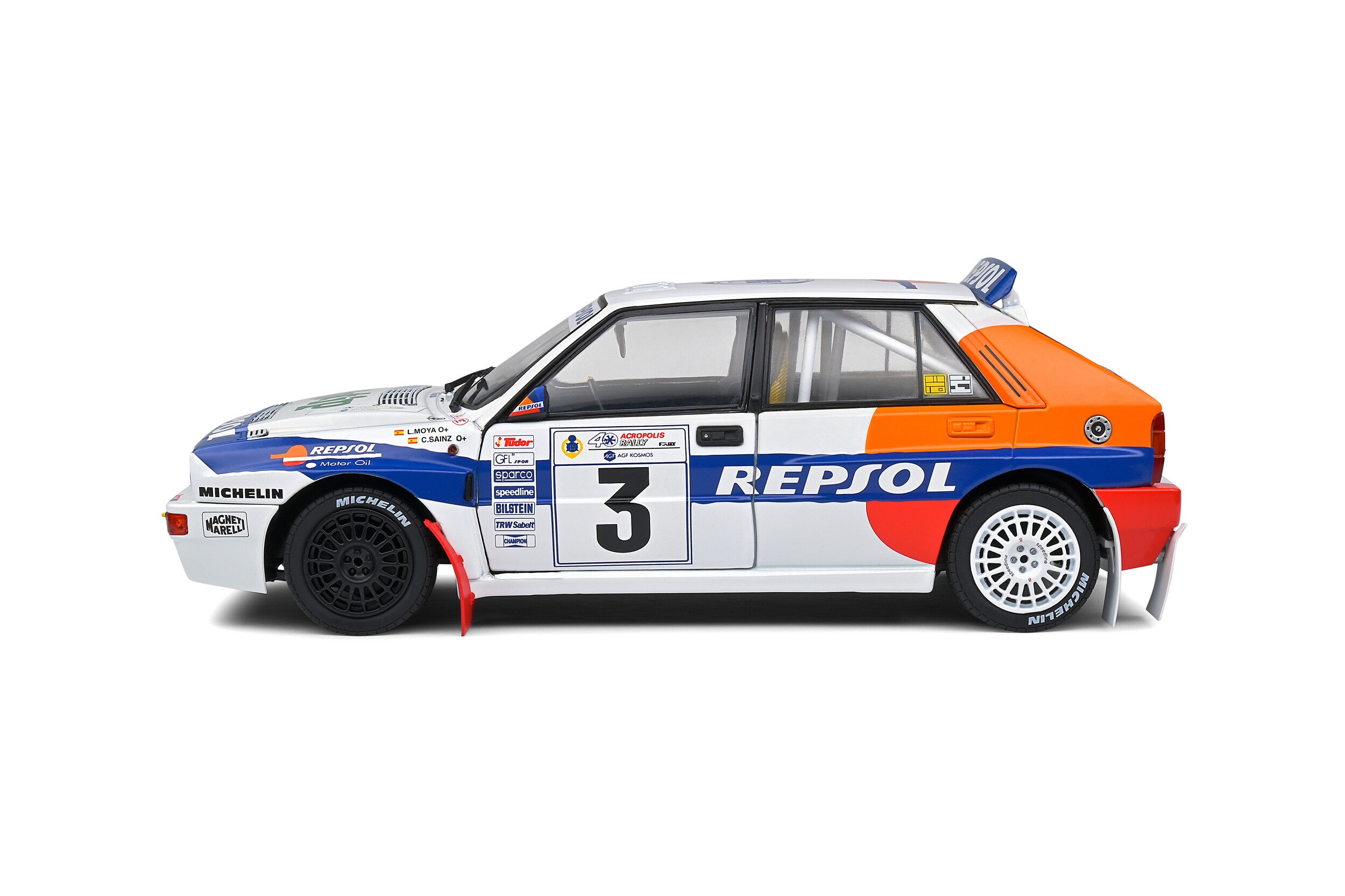 LANCIA DELTA HF INTEGRALE – ACROPOLIS RALLY – 1993 – #3 C.SAINZ/L.MOYA By Solido