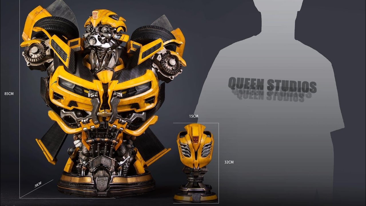 Queen Studios Human Size DOTM Transformer Bumblebee Bust