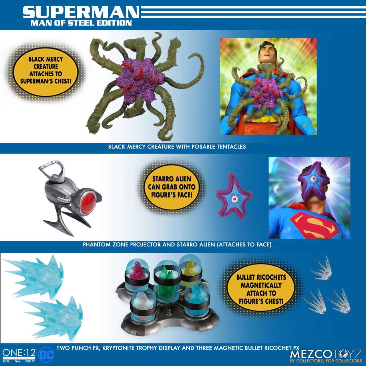 Superman Man of Steel Edition By Mezco