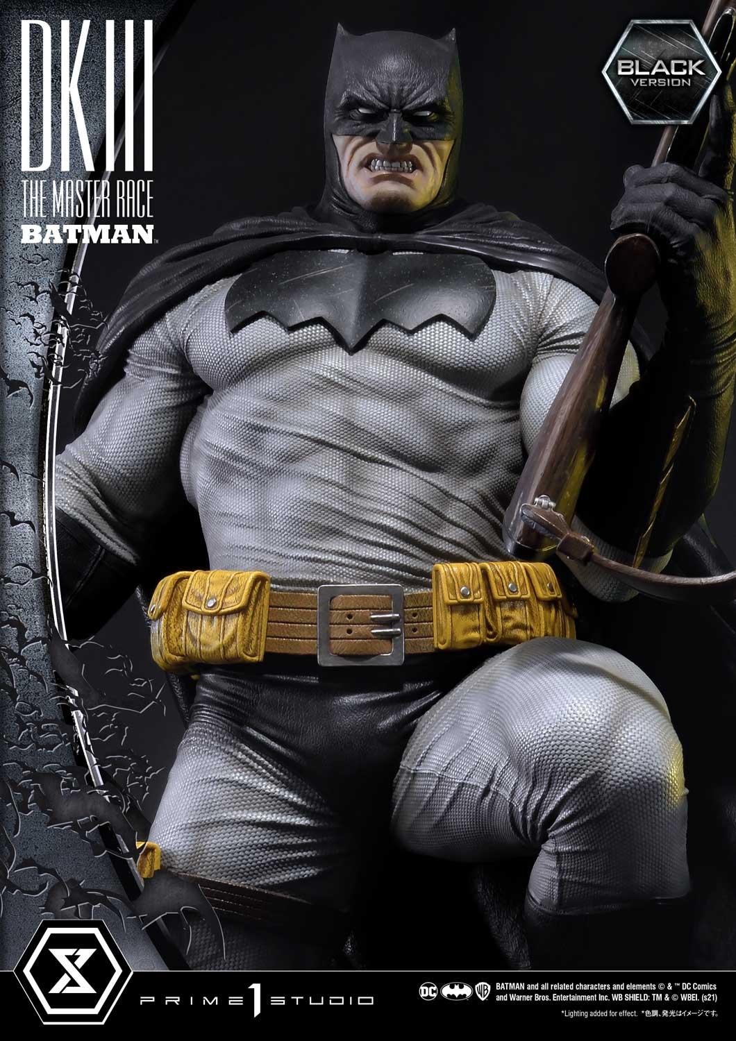 Batman Dark Knight III The Master Race (Black ver.) 1:3 statue by Prime 1 Studio