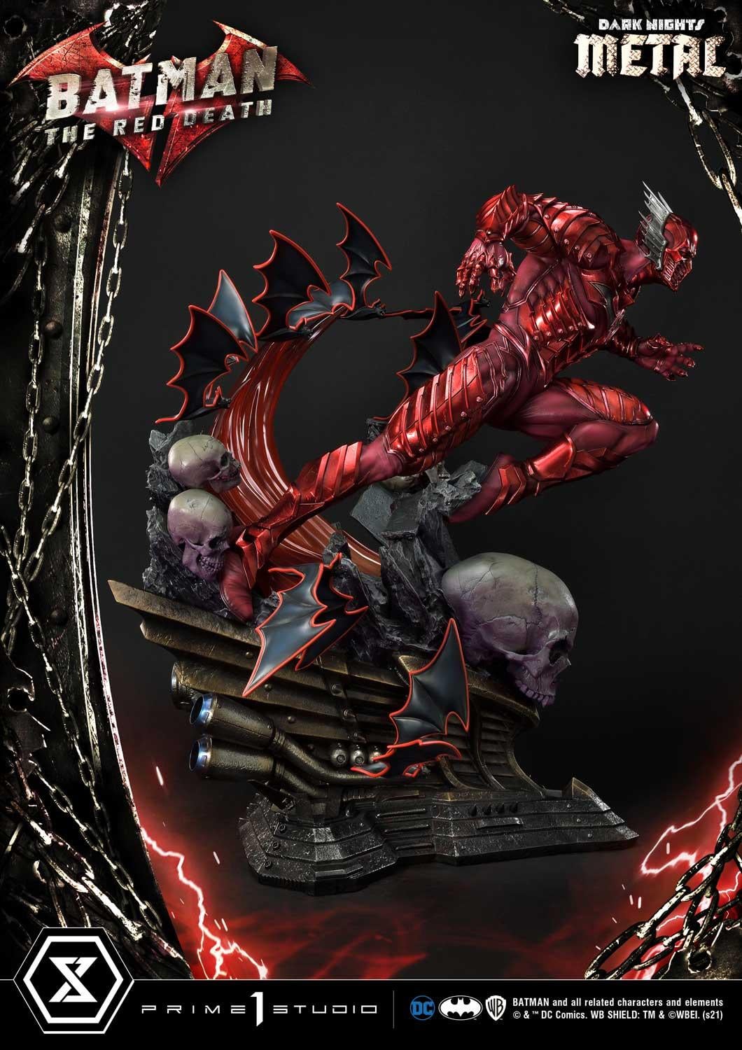 The Red Death DC Dark Knights Metal Statue by Prime 1 Studio