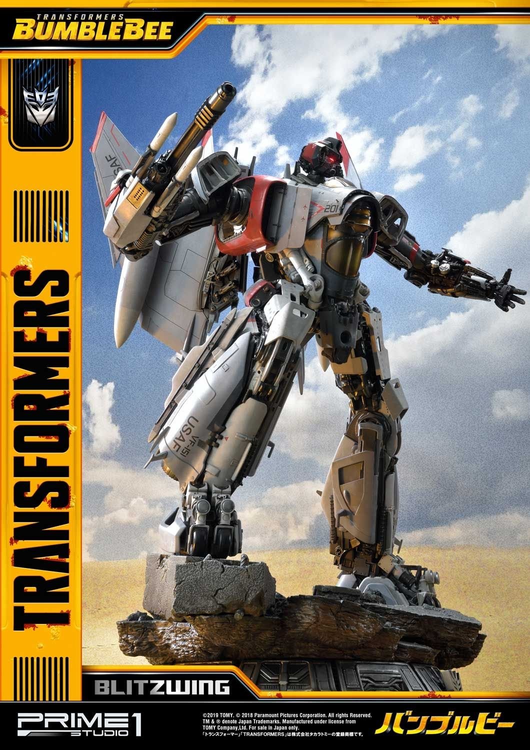 Transformers: Bumblebee (Film) Blitzwing Statue By Prime1 Studios