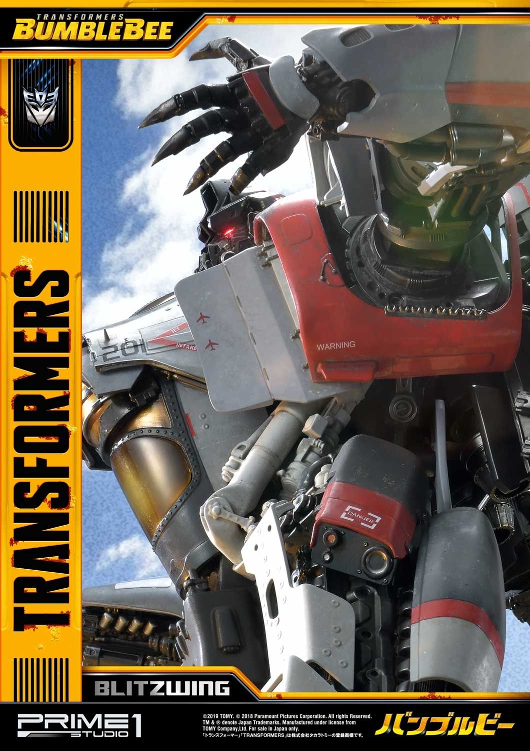 Transformers: Bumblebee (Film) Blitzwing Statue By Prime1 Studios