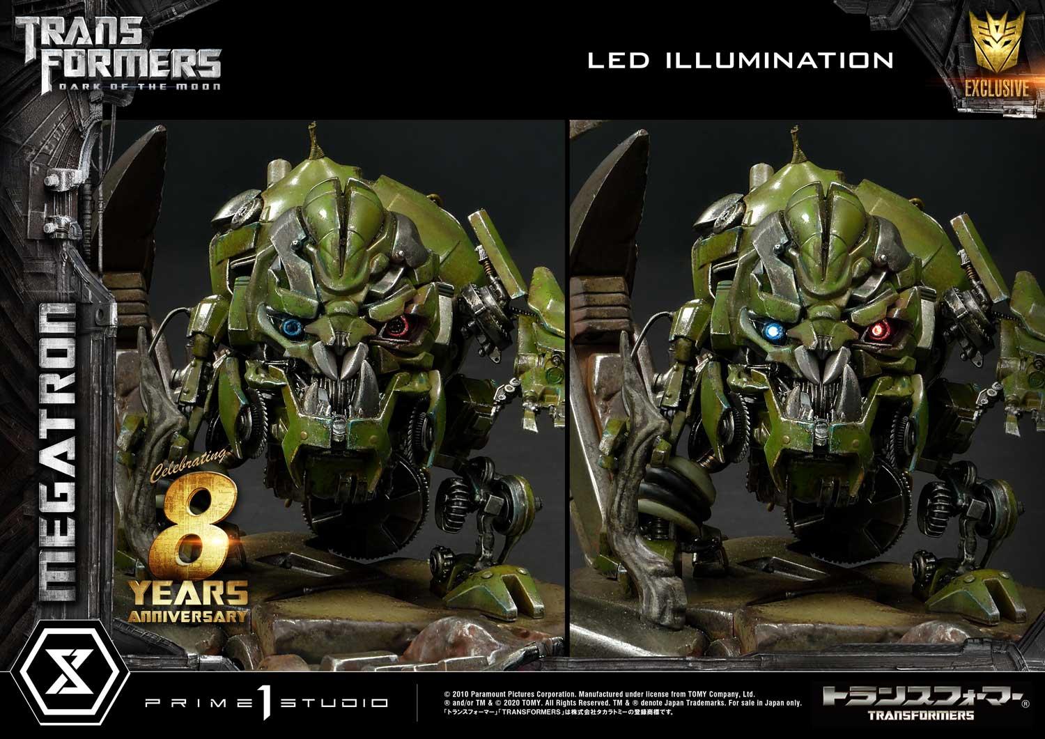 Transformers Dark of the Moon Megatron EX Bonus Version Statue By Prime1 Studios