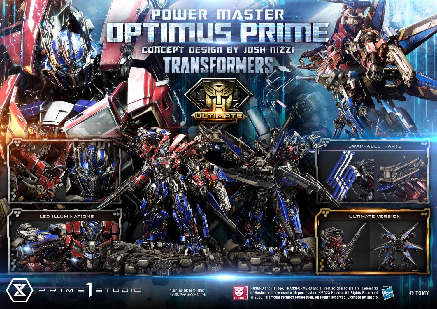 Prime 1 Studios Power Master Optimus Prime Ultimate Bonus version