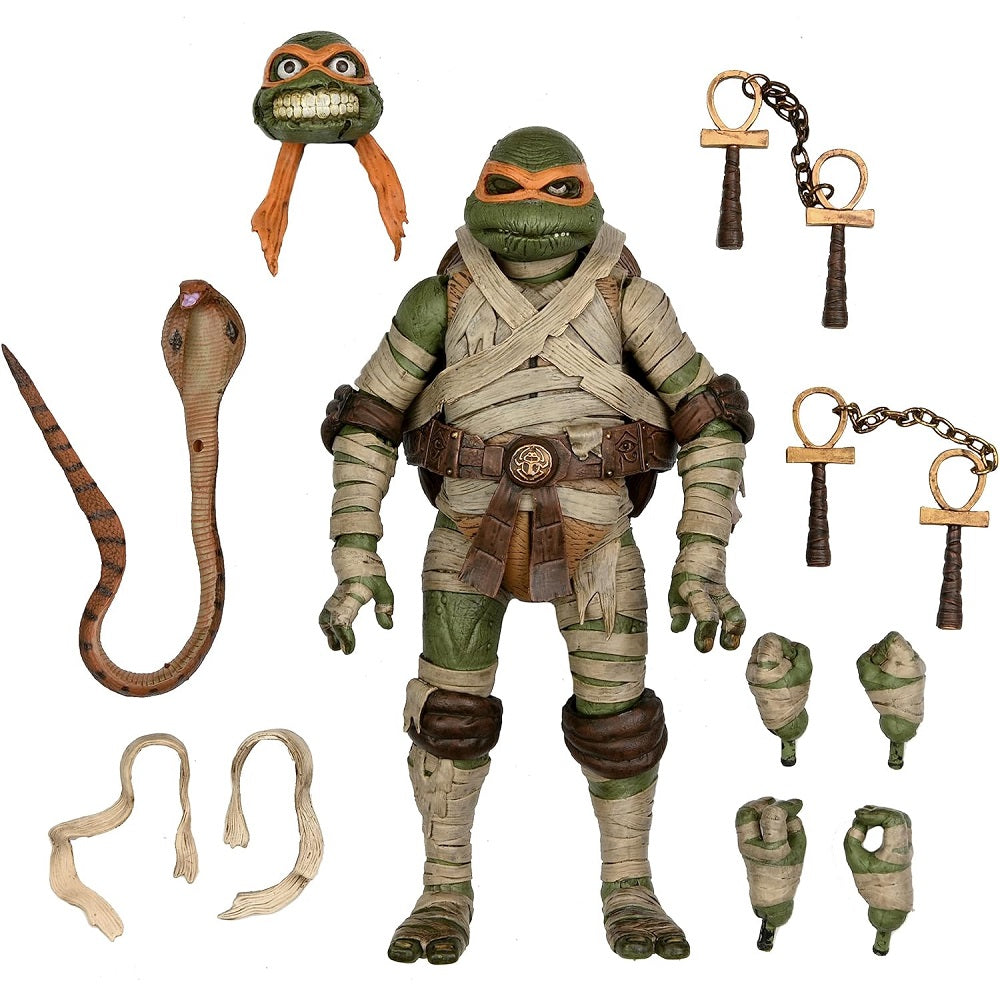 Universal Monsters x Teenage Mutant Ninja Turtles Ultimate Michelangelo as The Mummy